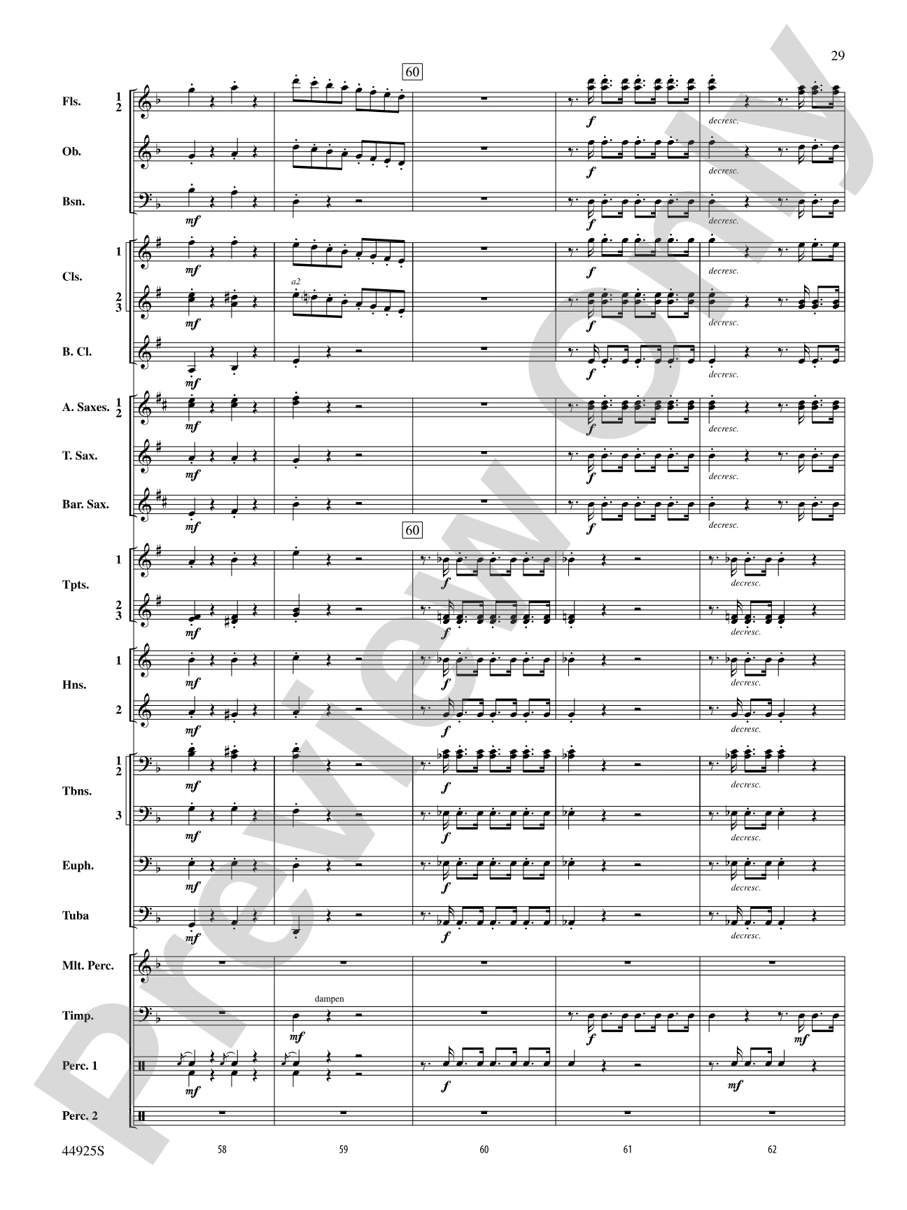 Suite from Symphonie Fantastique: Concert Band Conductor Score & Parts
