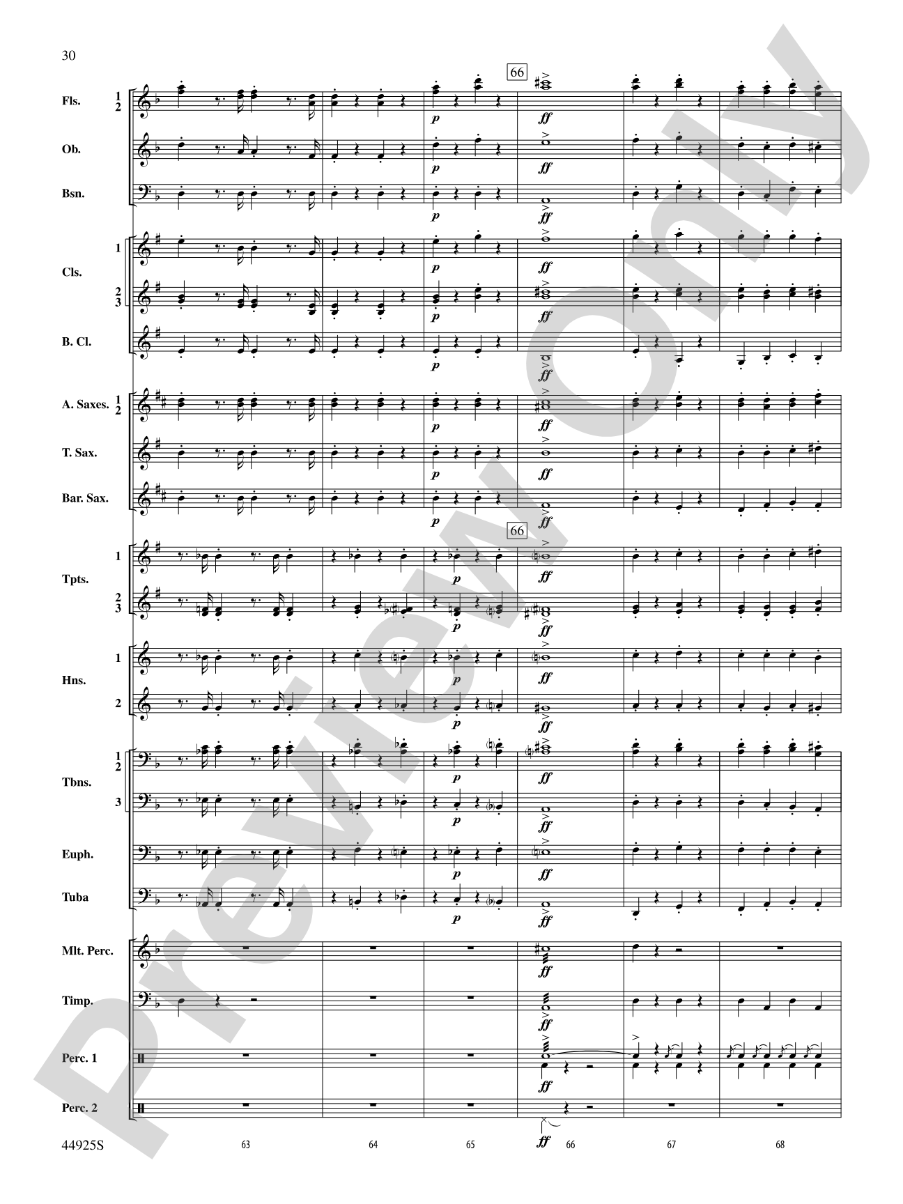 Suite from Symphonie Fantastique: Concert Band Conductor Score & Parts