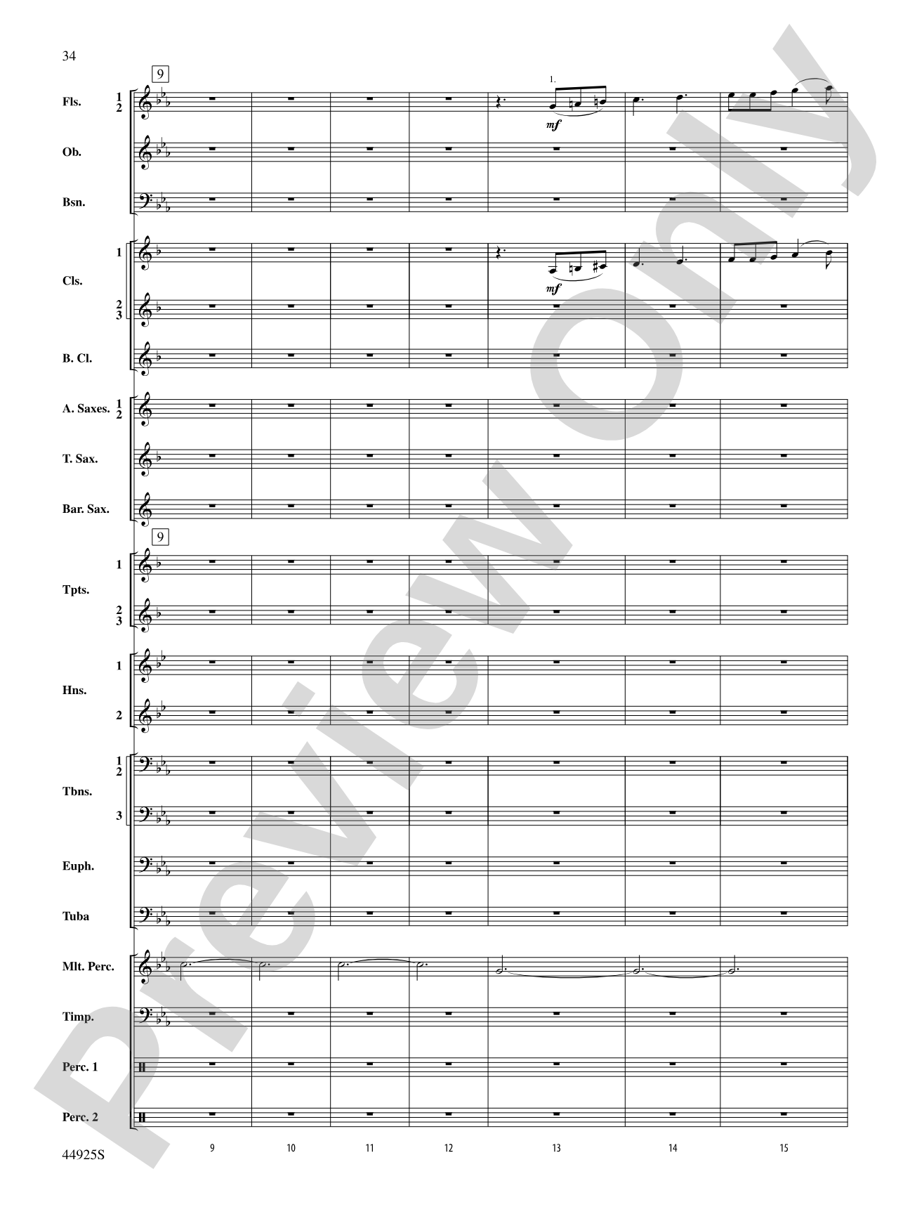 Suite from Symphonie Fantastique: Concert Band Conductor Score & Parts
