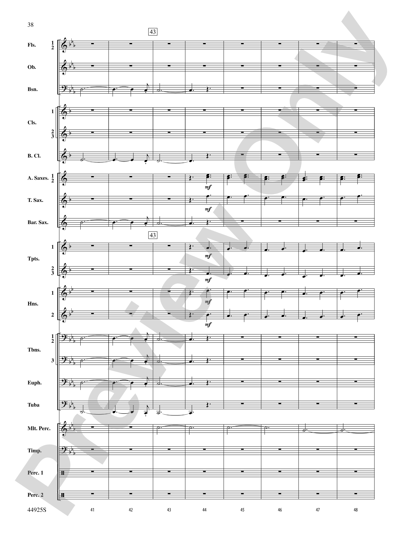 Suite from Symphonie Fantastique: Concert Band Conductor Score & Parts