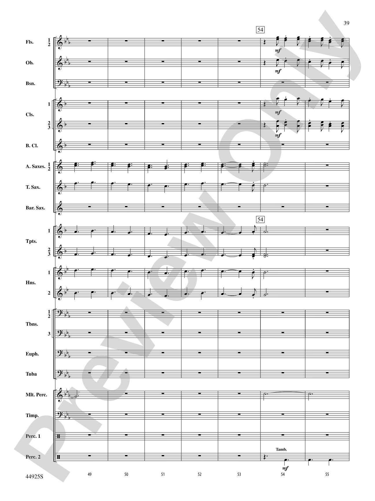 Suite from Symphonie Fantastique: Concert Band Conductor Score & Parts