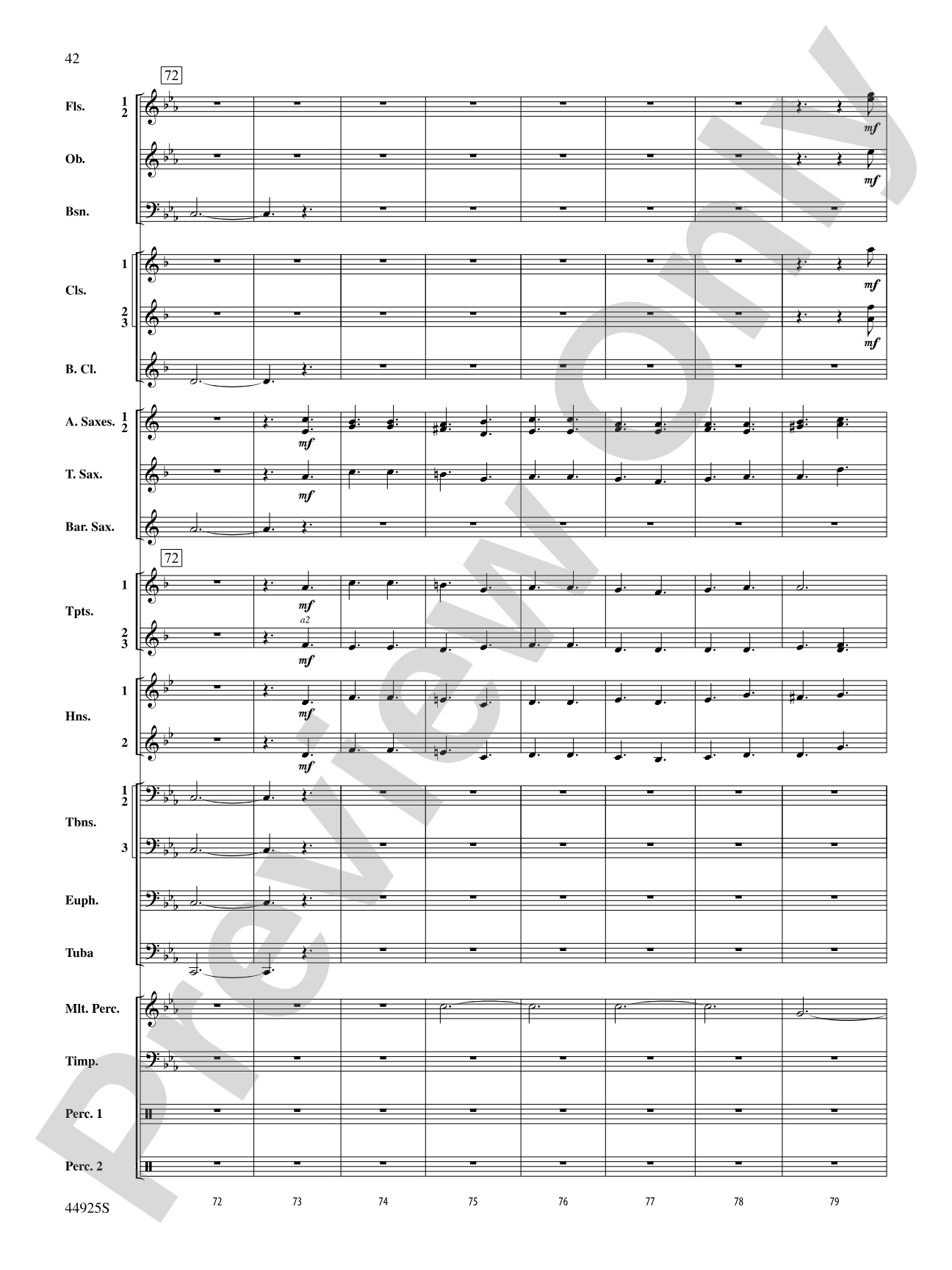 Suite from Symphonie Fantastique: Concert Band Conductor Score & Parts