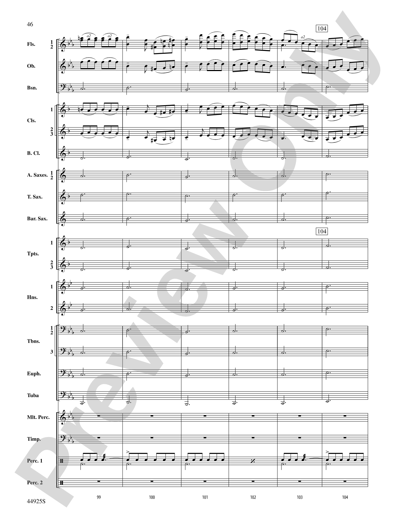 Suite from Symphonie Fantastique: Concert Band Conductor Score & Parts