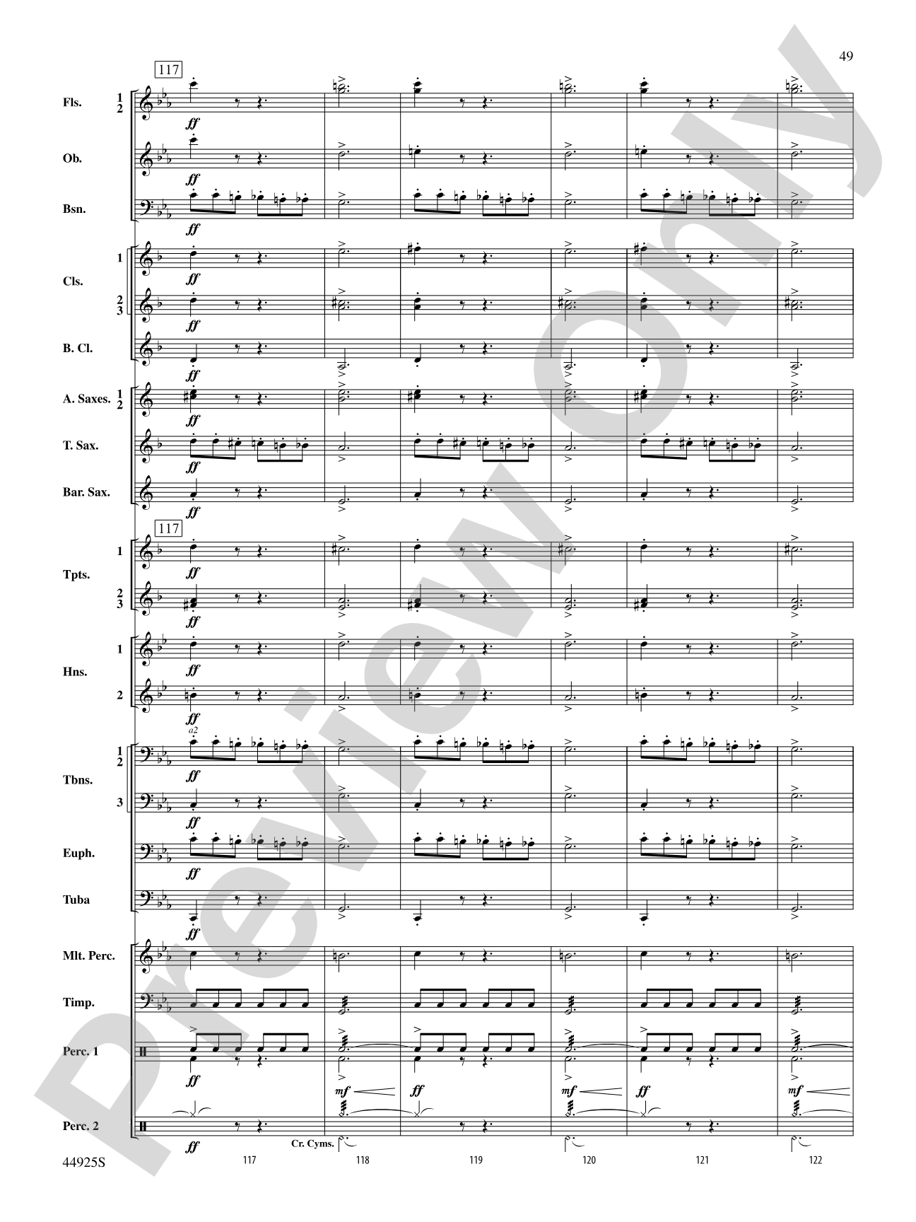 Suite from Symphonie Fantastique: Concert Band Conductor Score & Parts