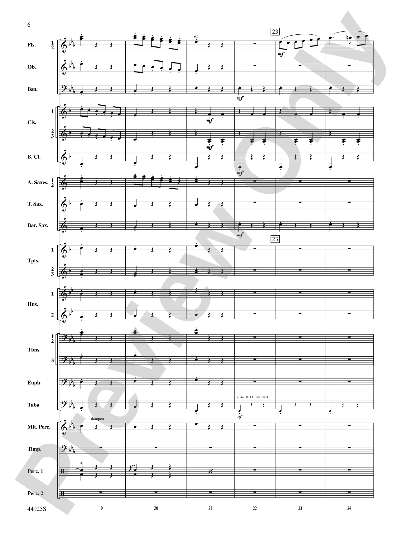 Suite from Symphonie Fantastique: Concert Band Conductor Score & Parts