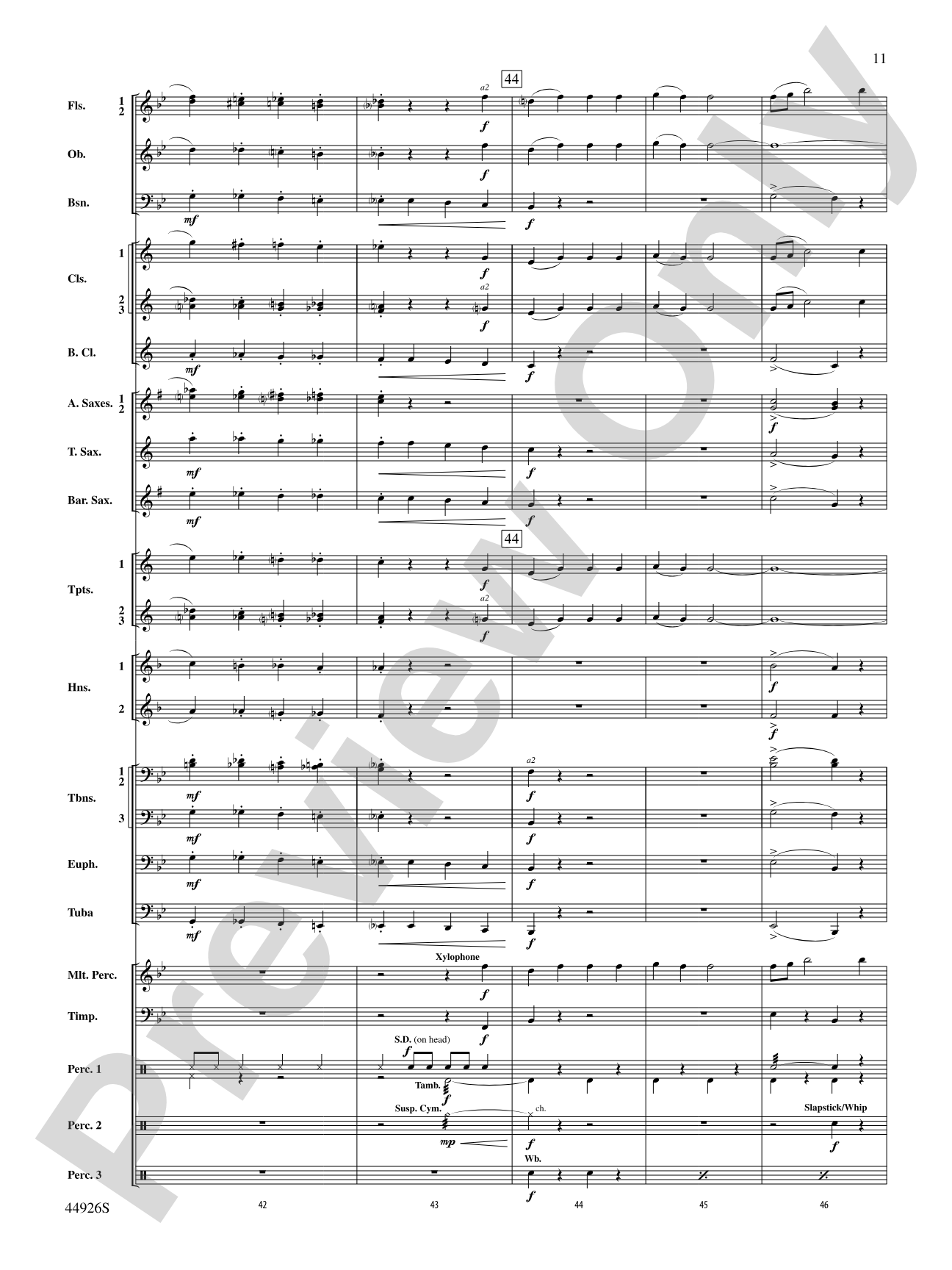 Australiana: Concert Band Conductor Score & Parts
