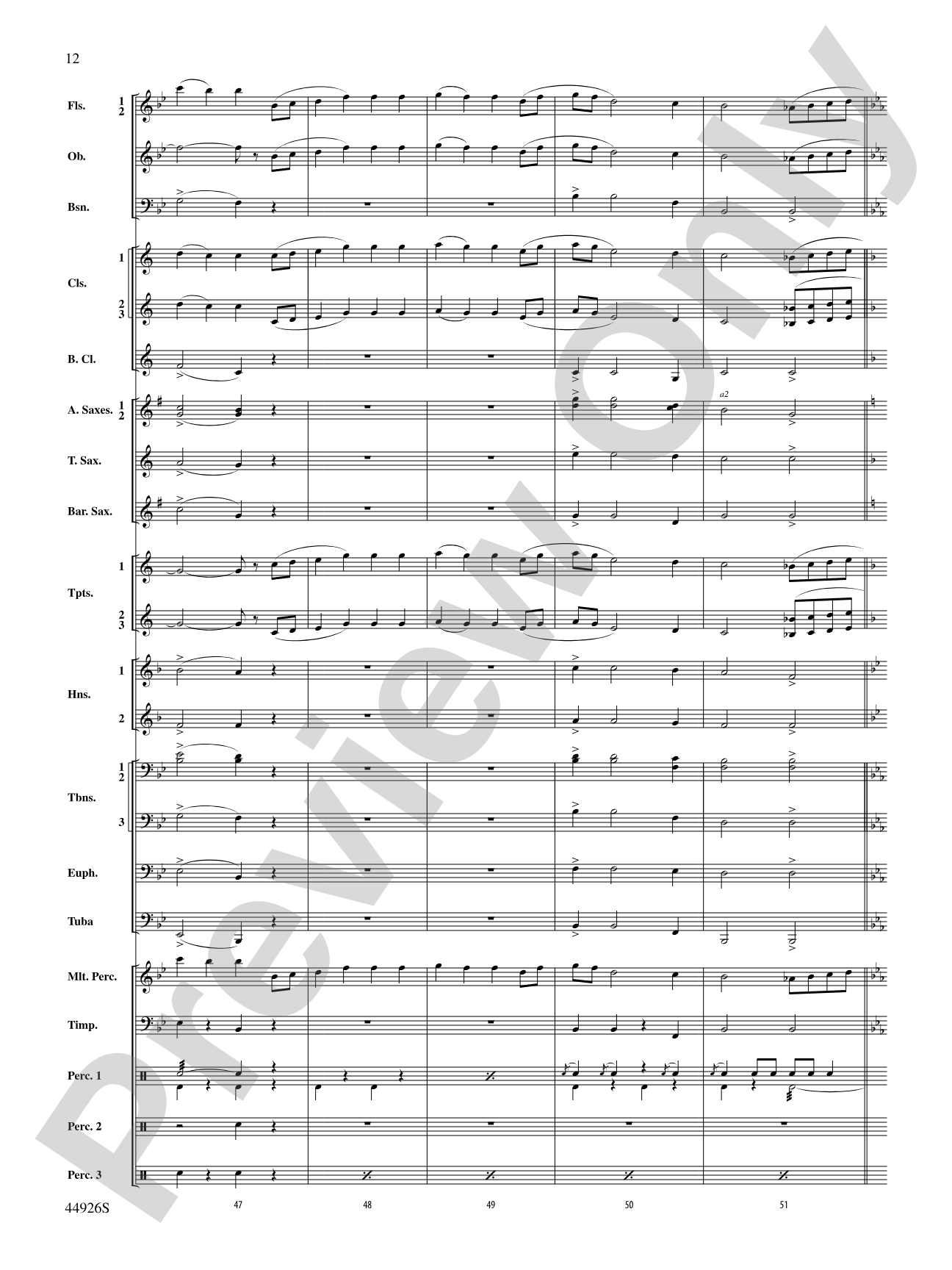 Australiana: Concert Band Conductor Score & Parts