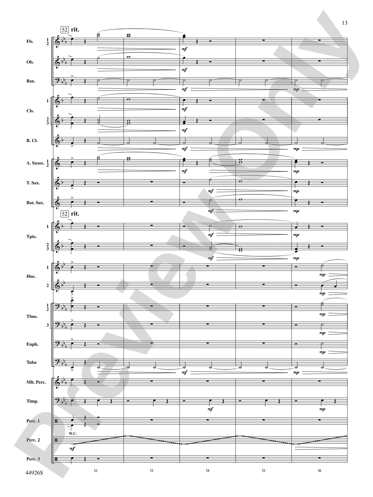 Australiana: Concert Band Conductor Score & Parts