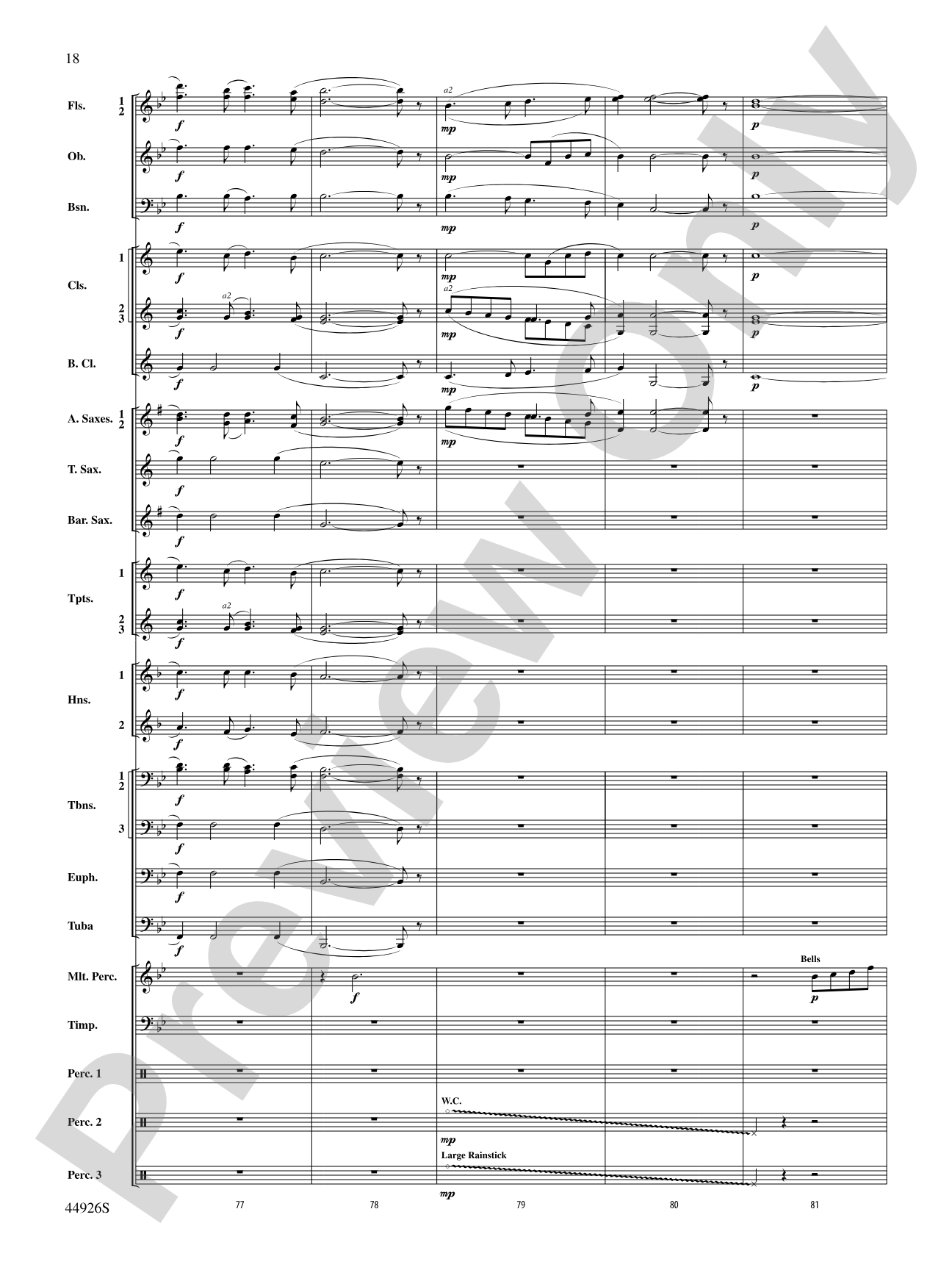 Australiana: Concert Band Conductor Score & Parts