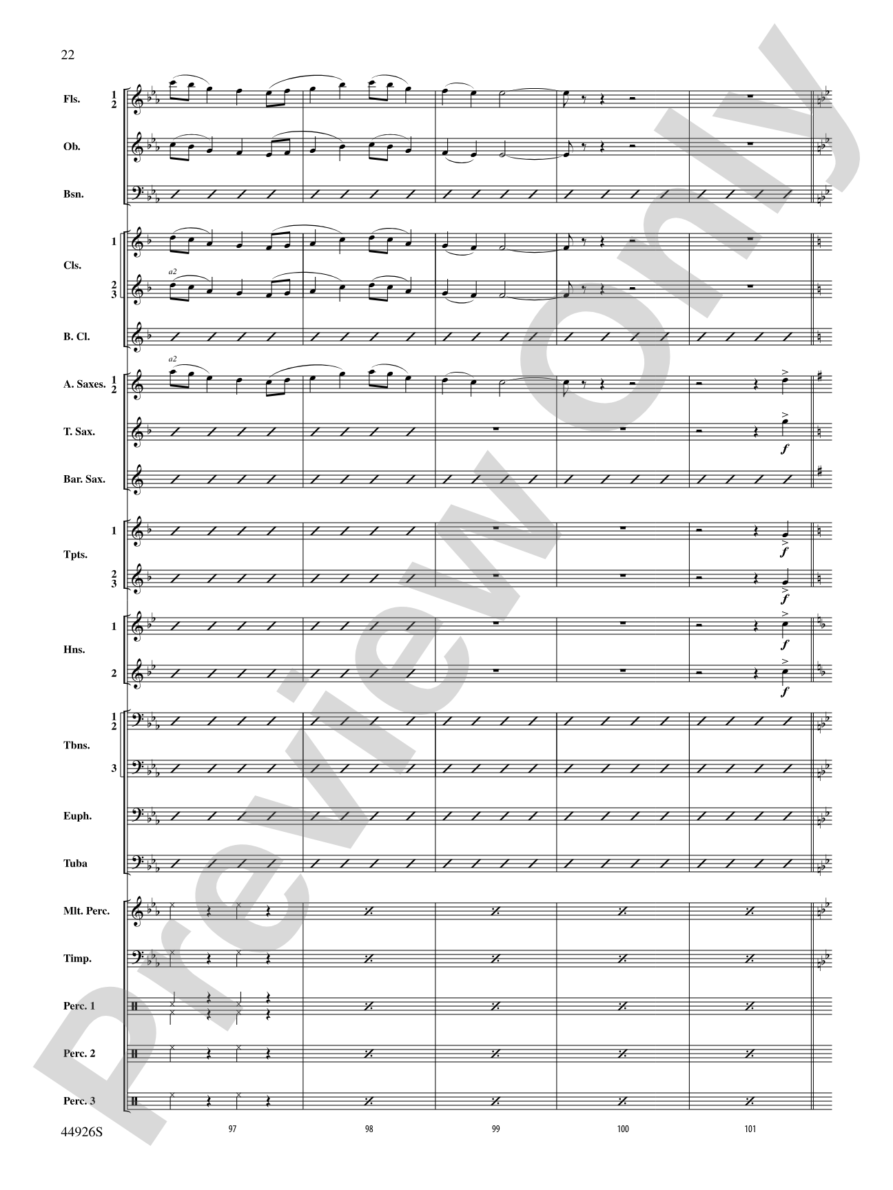 Australiana: Concert Band Conductor Score & Parts