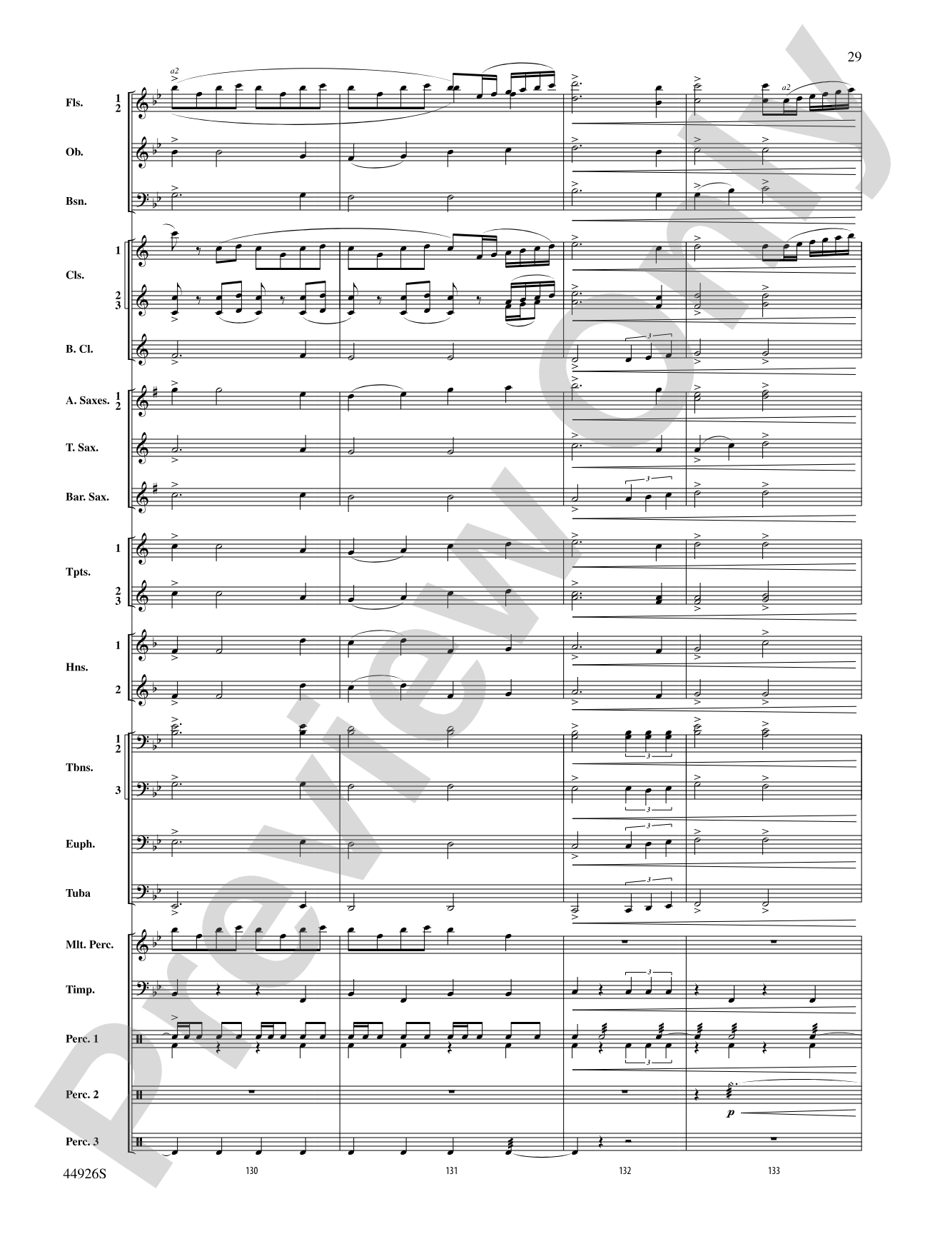 Australiana: Concert Band Conductor Score & Parts