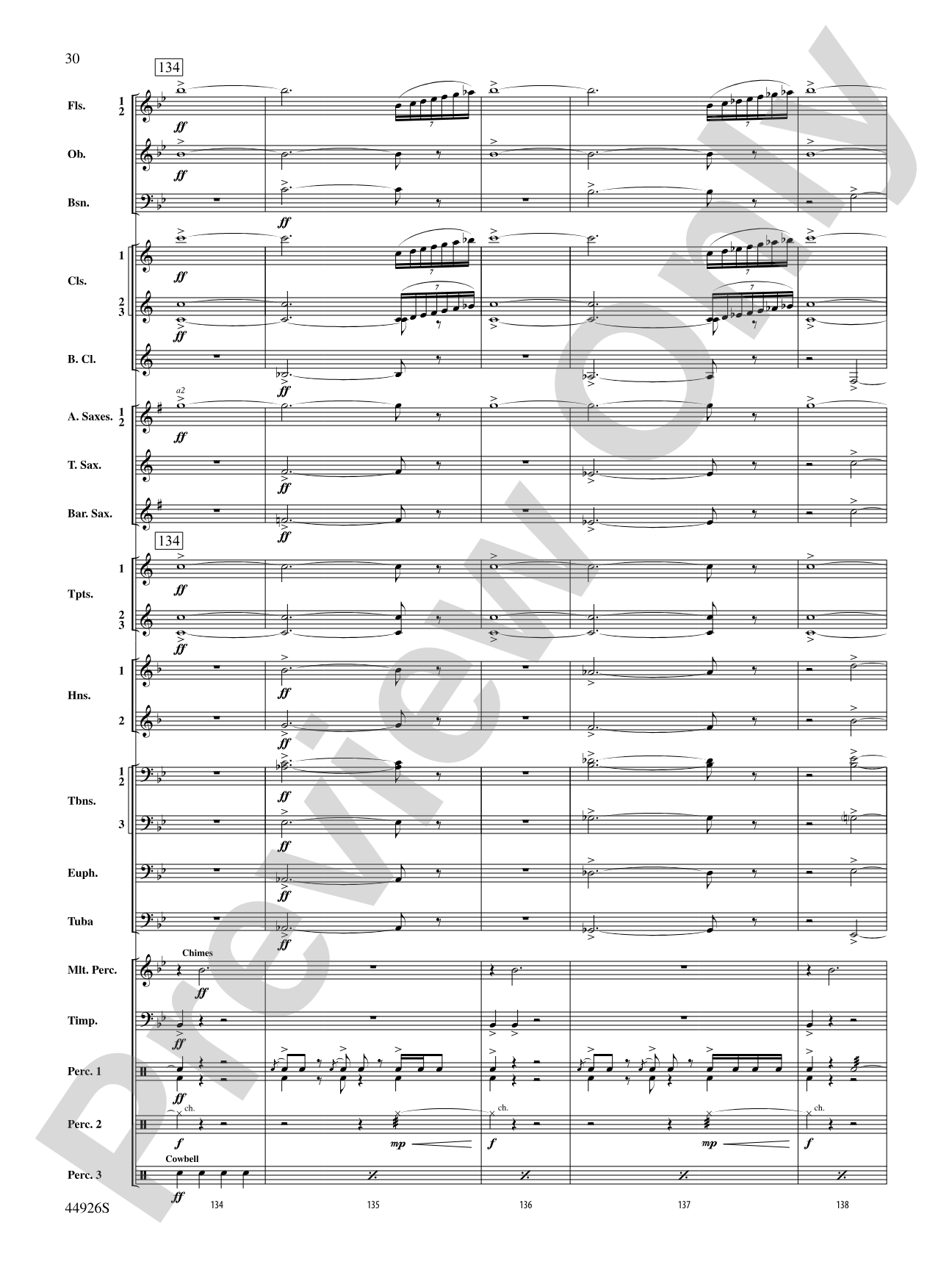 Australiana: Concert Band Conductor Score & Parts