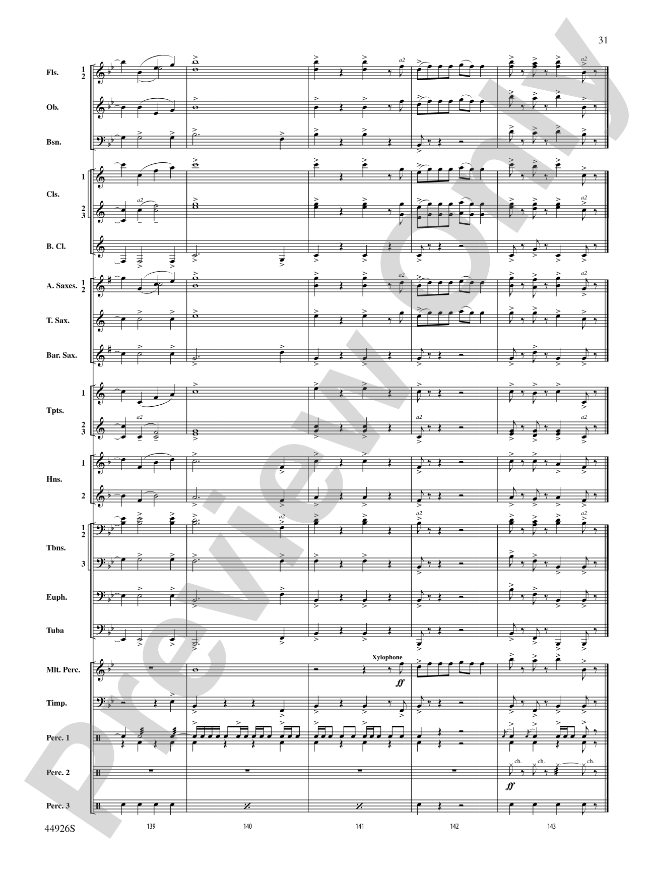 Australiana: Concert Band Conductor Score & Parts