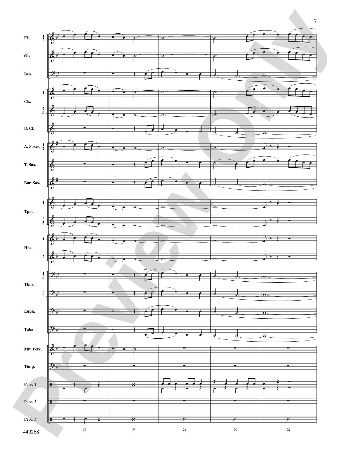 Australiana: Concert Band Conductor Score & Parts