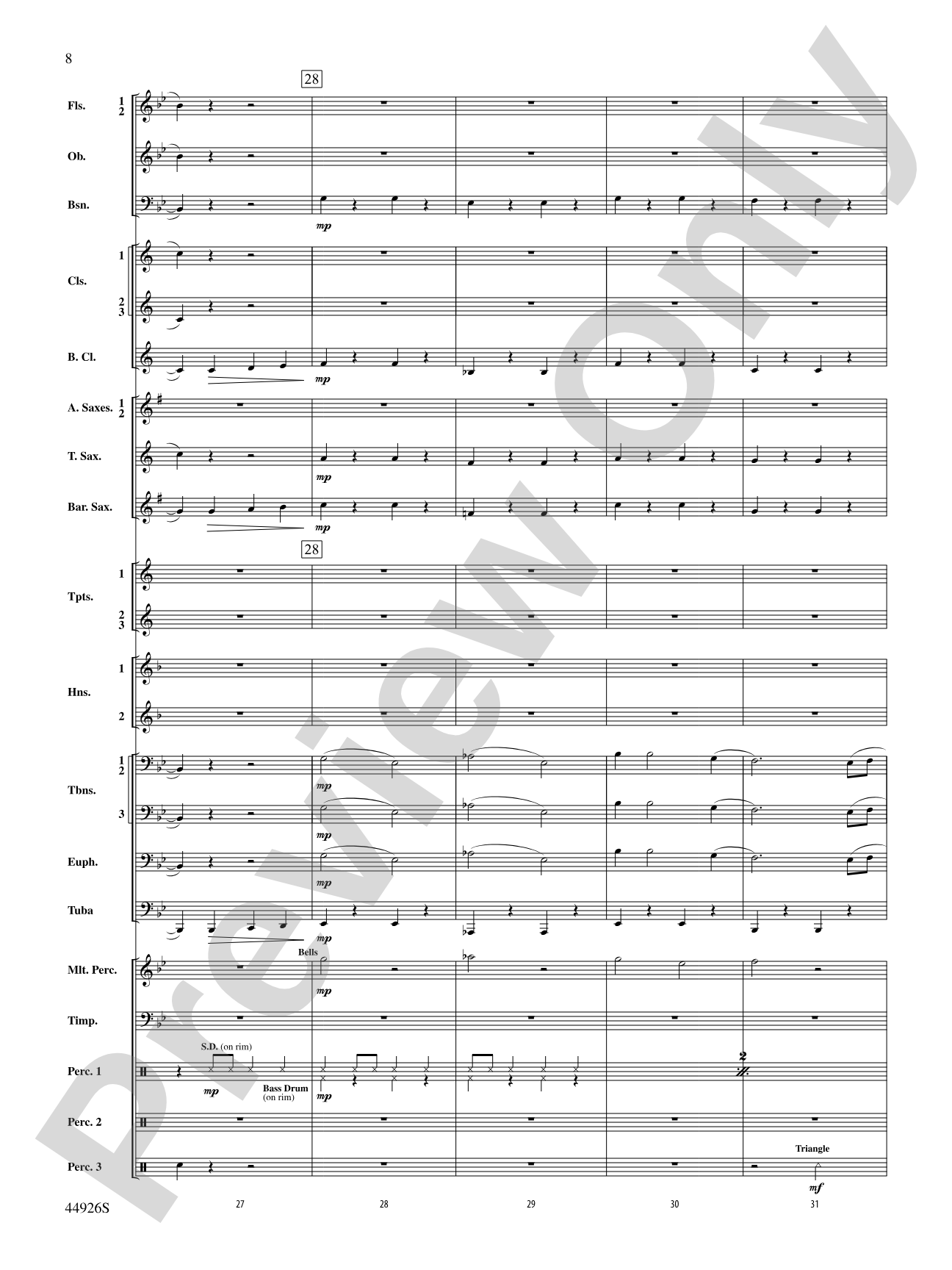 Australiana: Concert Band Conductor Score & Parts