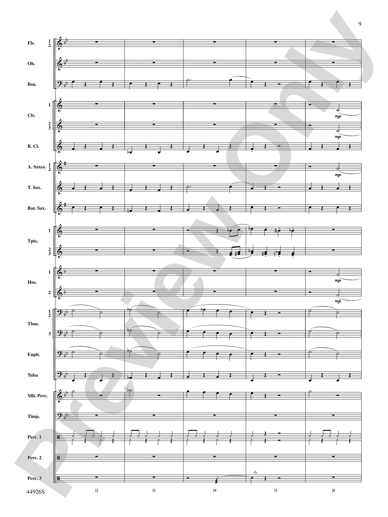 Australiana: Concert Band Conductor Score & Parts