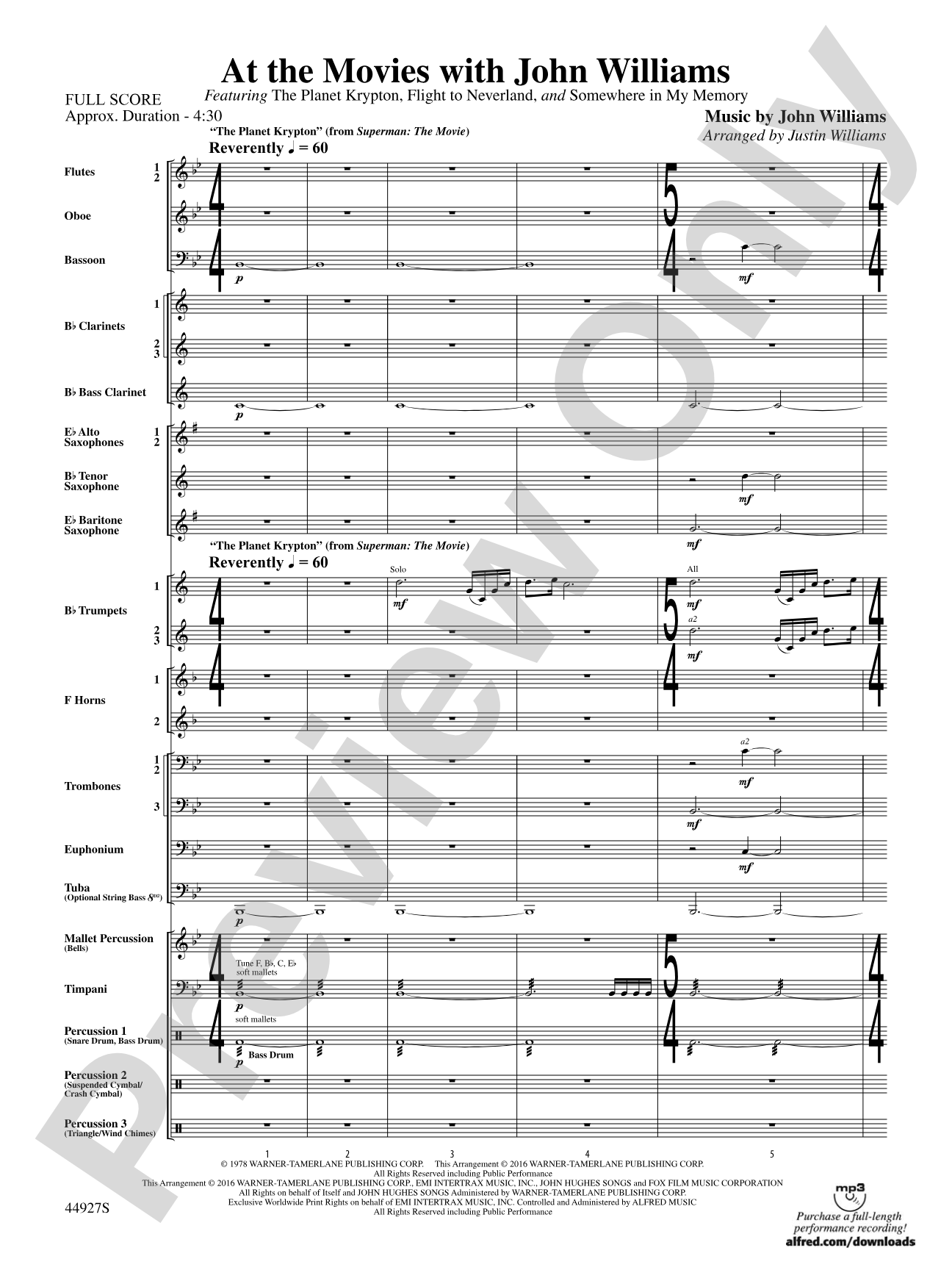 At the Movies with John Williams: Score