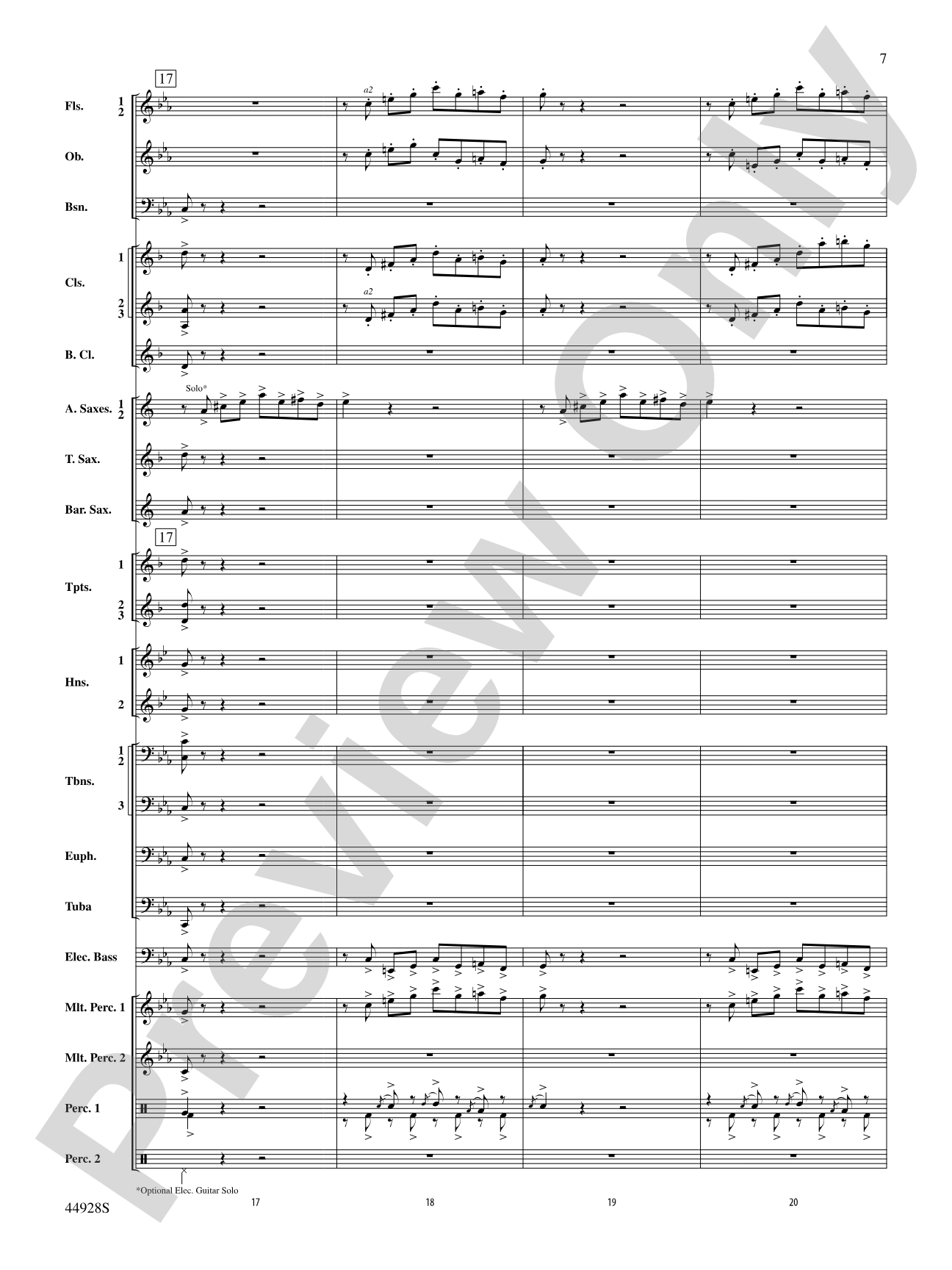 Dreams of Fireflies (On a Christmas Night): Concert Band Conductor Score & Parts