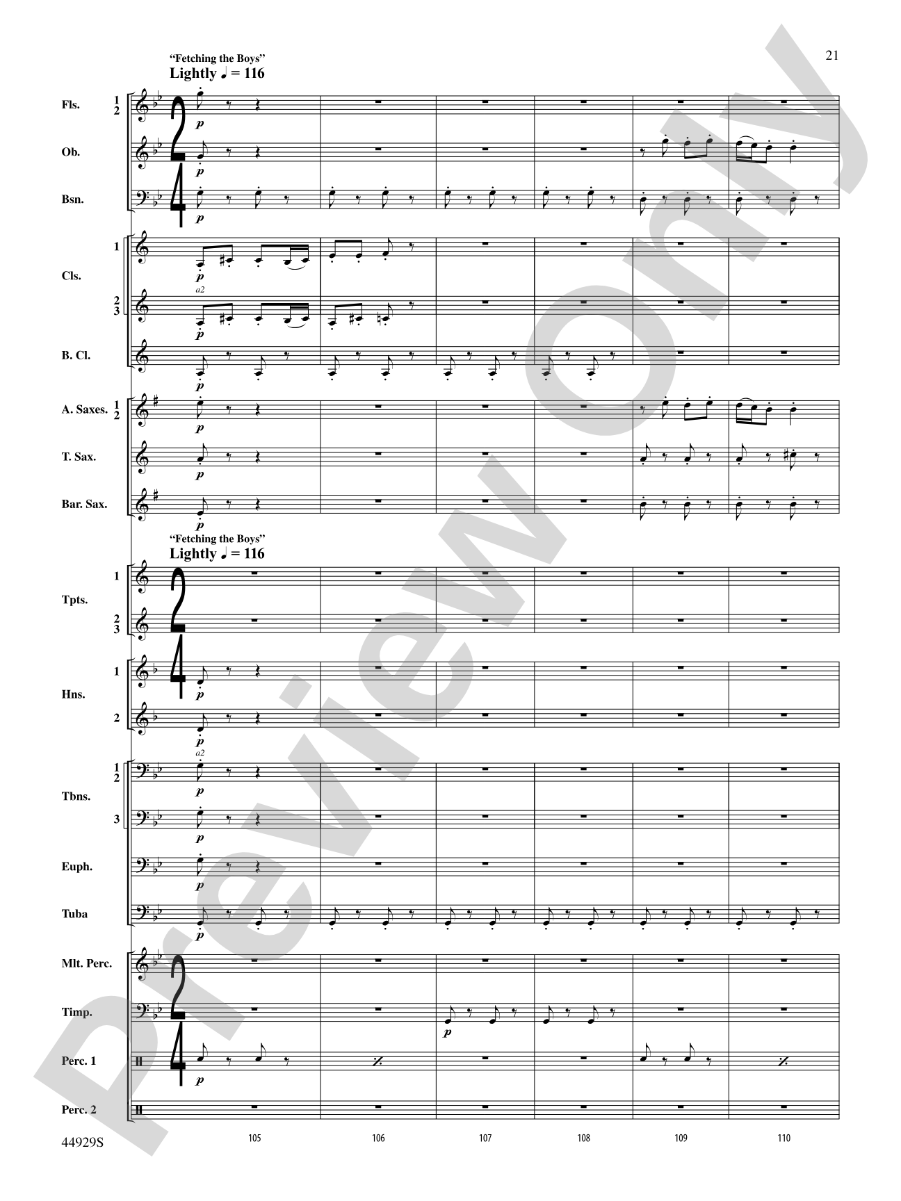 Pan: Highlights from the Warner Bros. Pictures Motion Picture Soundtrack: Concert Band Conductor Score & Parts