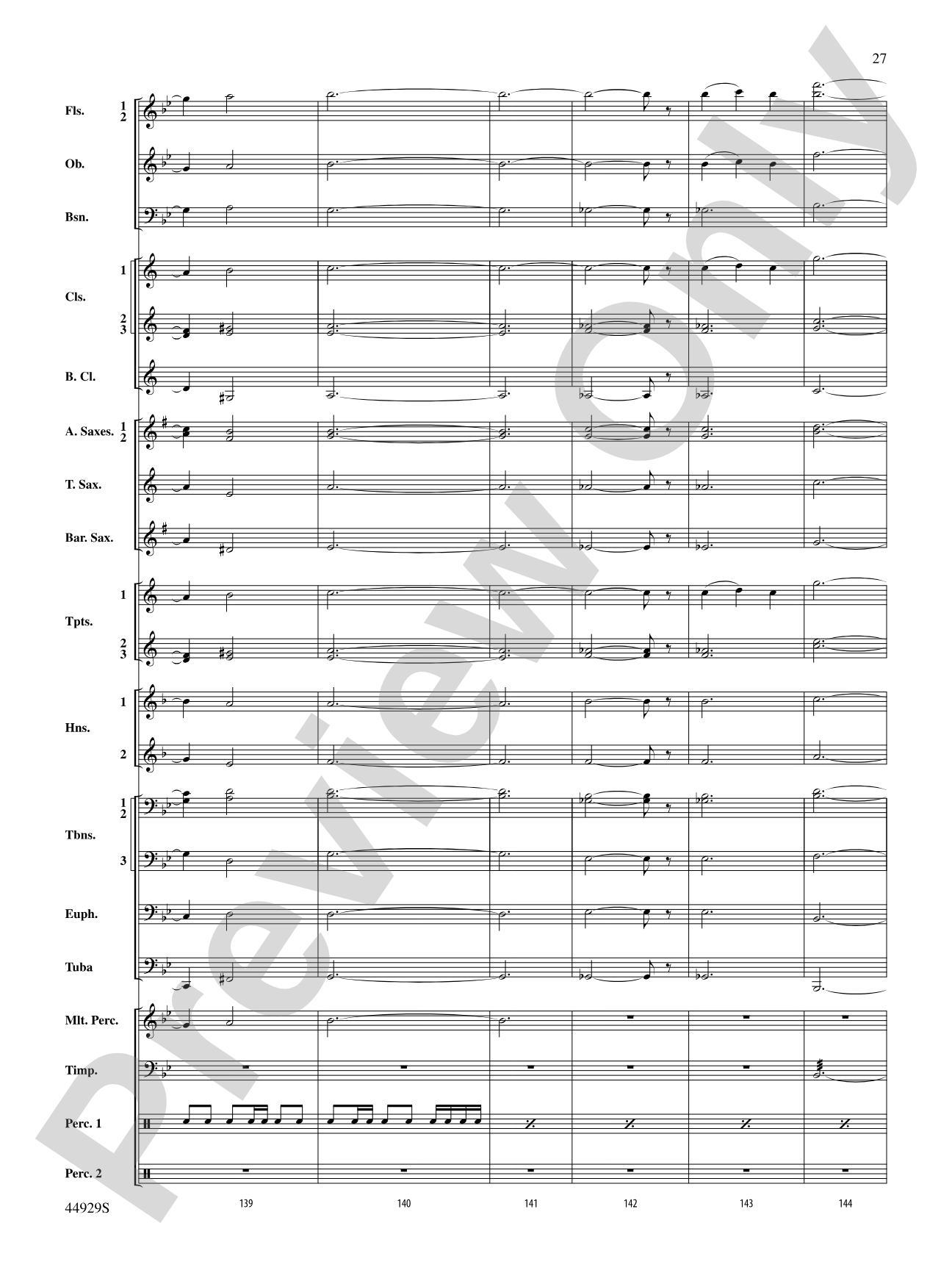 Pan: Highlights from the Warner Bros. Pictures Motion Picture Soundtrack: Concert Band Conductor Score & Parts