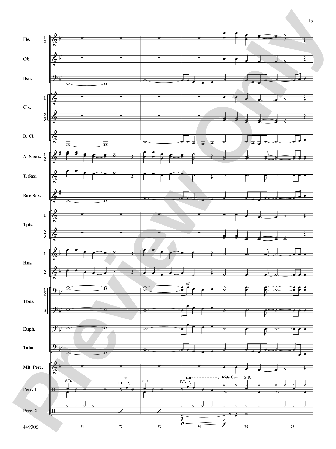 Christmas Vacation: Concert Band Conductor Score & Parts