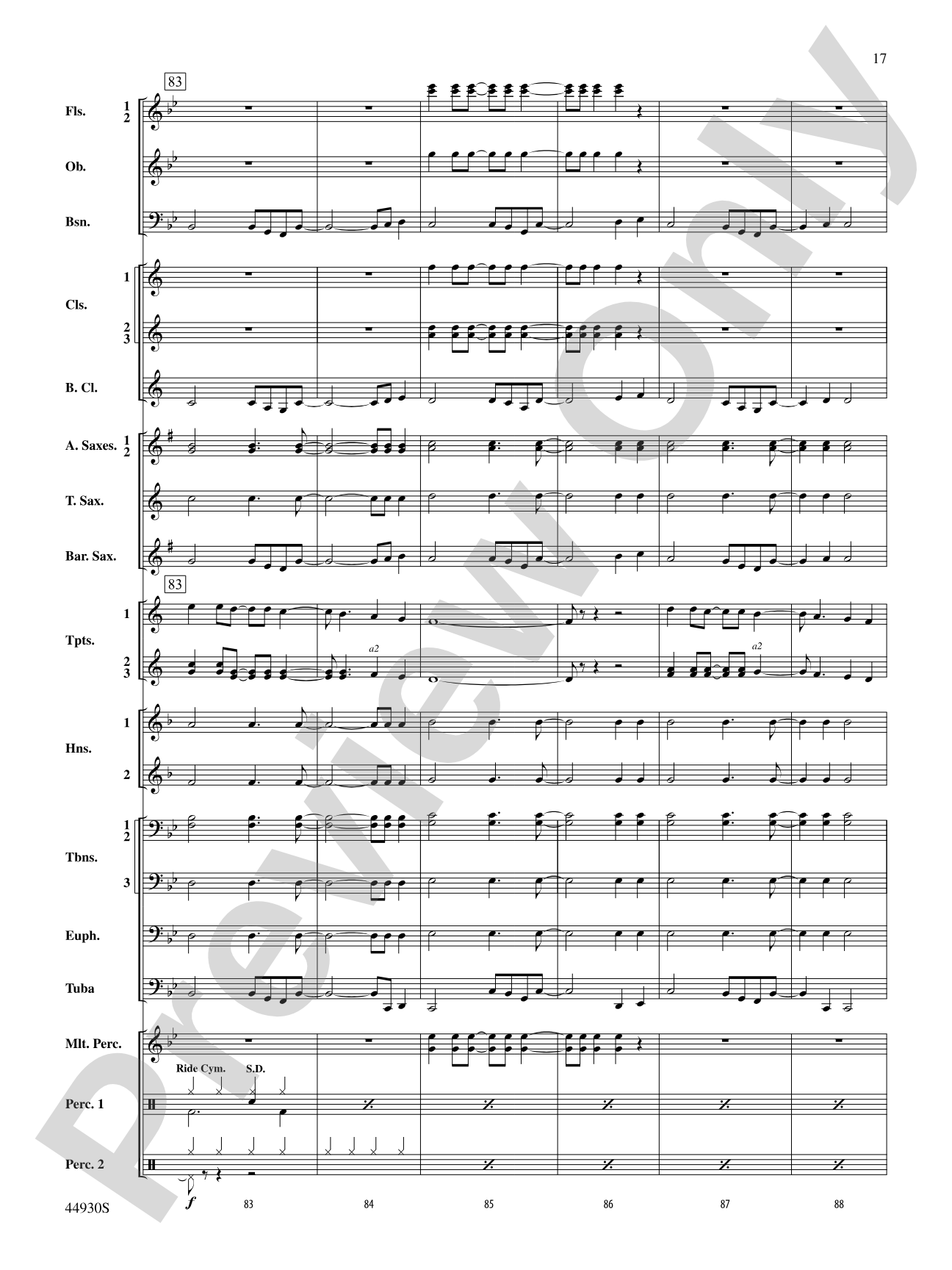 Christmas Vacation: Concert Band Conductor Score & Parts