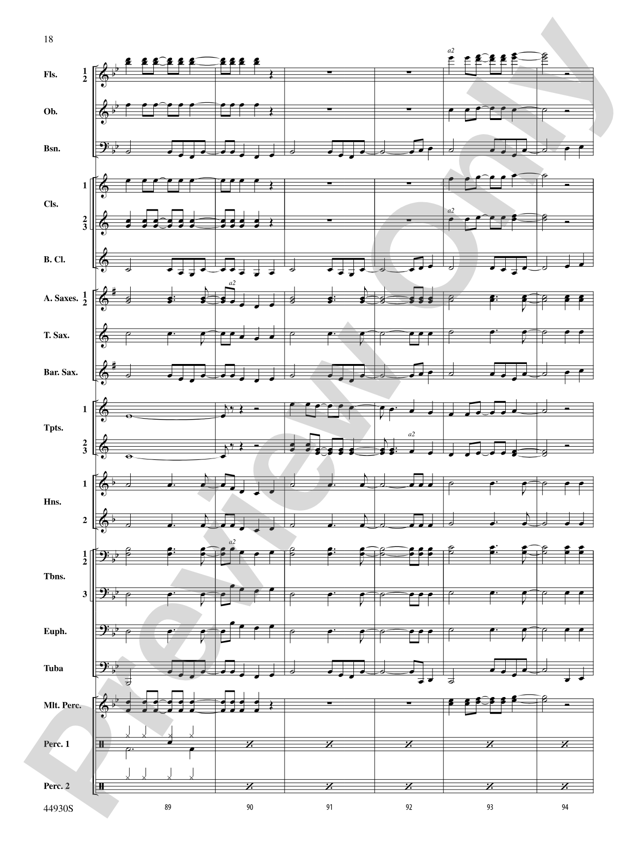 Christmas Vacation: Concert Band Conductor Score & Parts