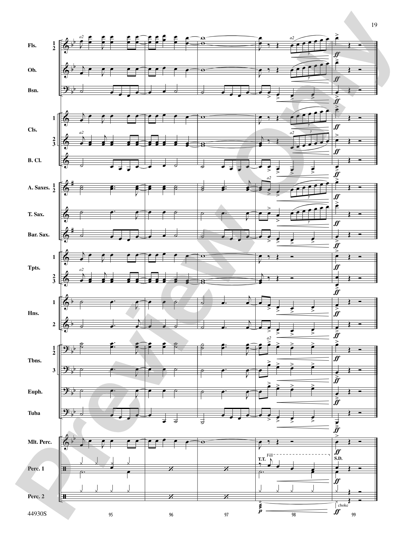 Christmas Vacation: Concert Band Conductor Score & Parts