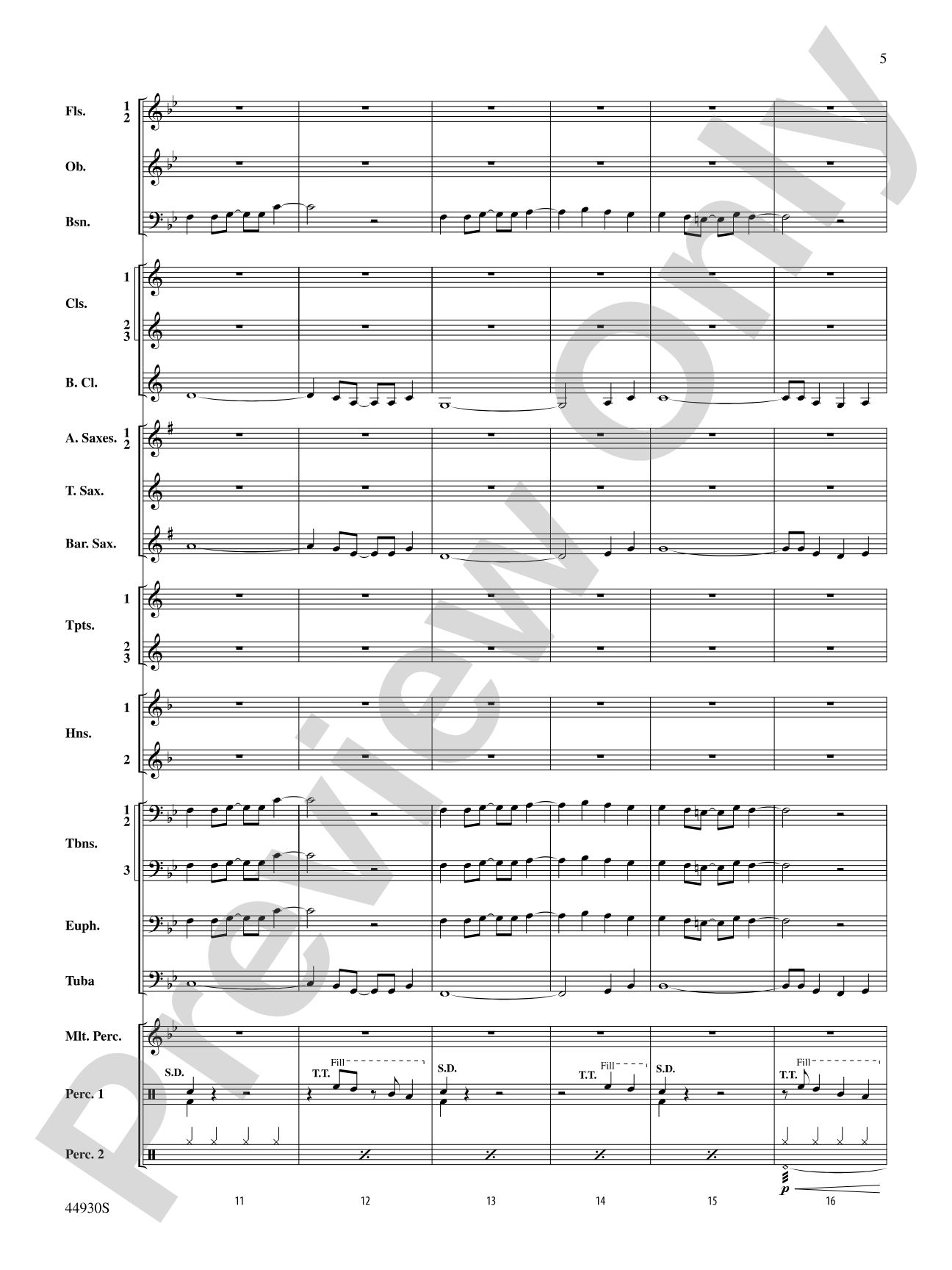 Christmas Vacation: Concert Band Conductor Score & Parts
