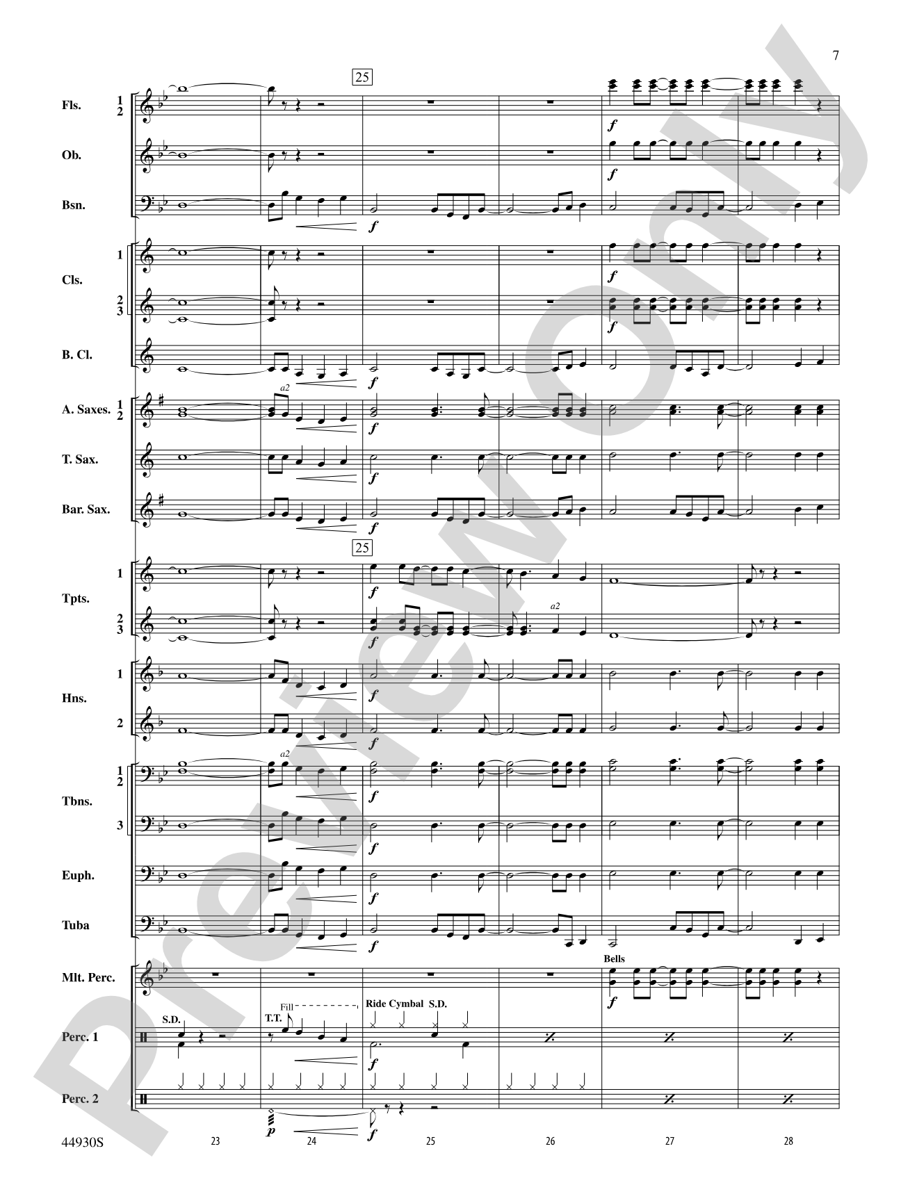 Christmas Vacation: Concert Band Conductor Score & Parts