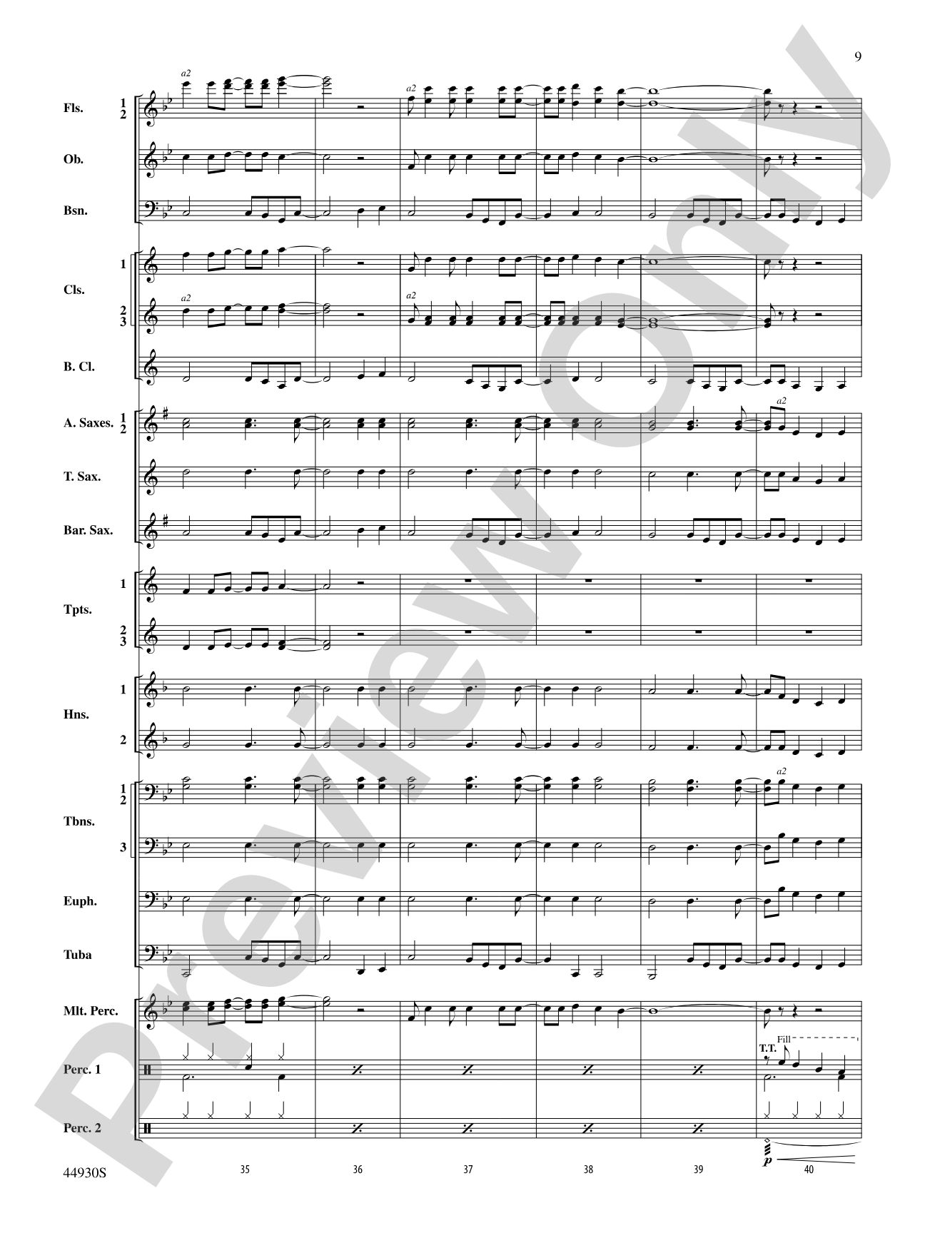 Christmas Vacation: Concert Band Conductor Score & Parts