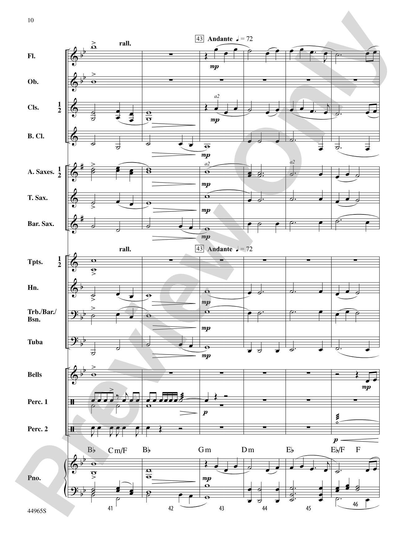 Windward Overture: Concert Band Conductor Score & Parts