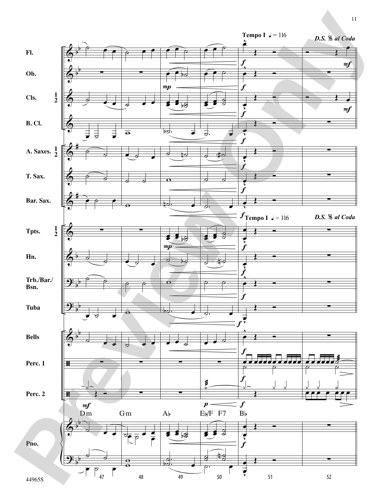 Windward Overture: Concert Band Conductor Score & Parts