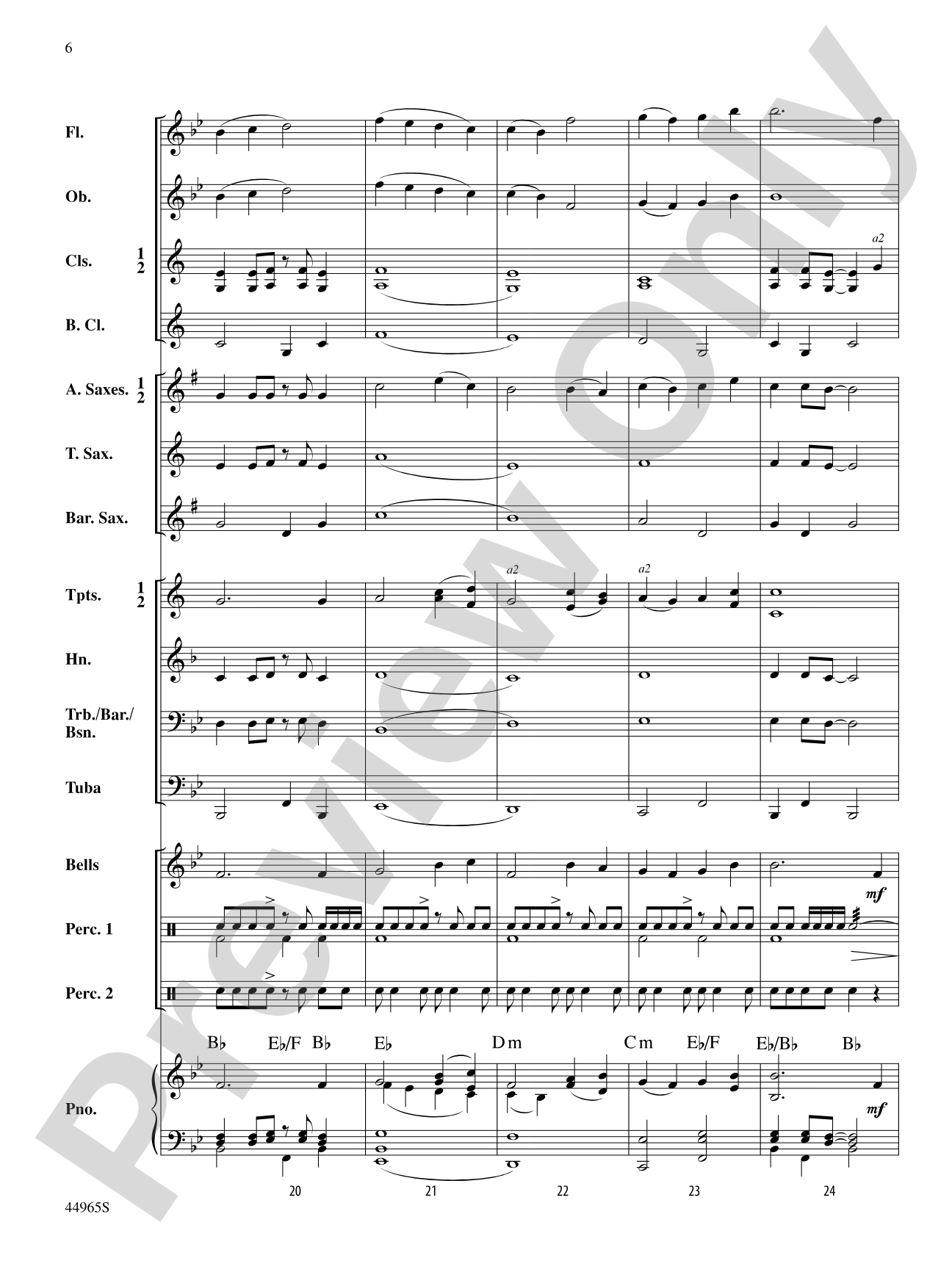 Windward Overture: Concert Band Conductor Score & Parts