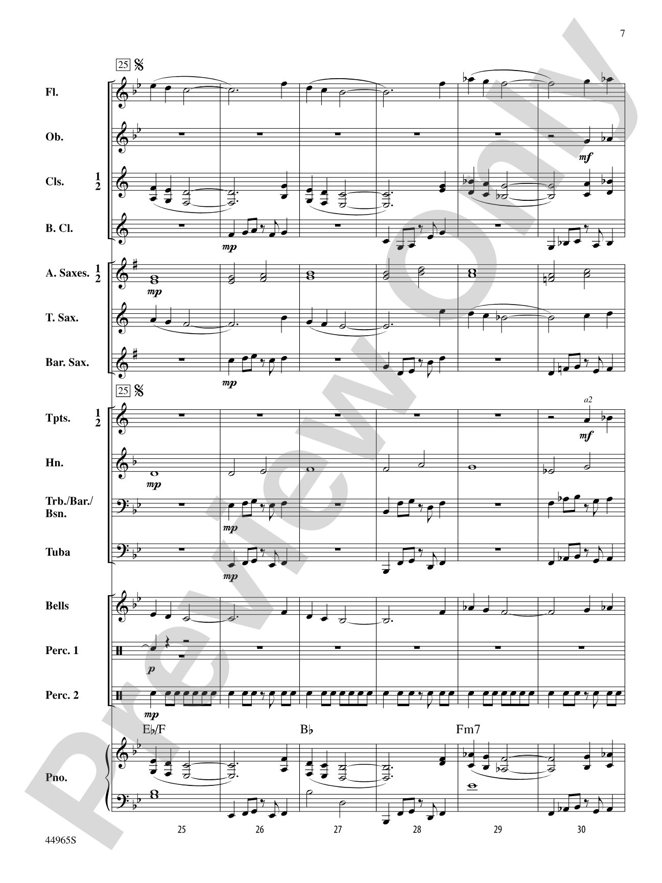 Windward Overture: Concert Band Conductor Score & Parts
