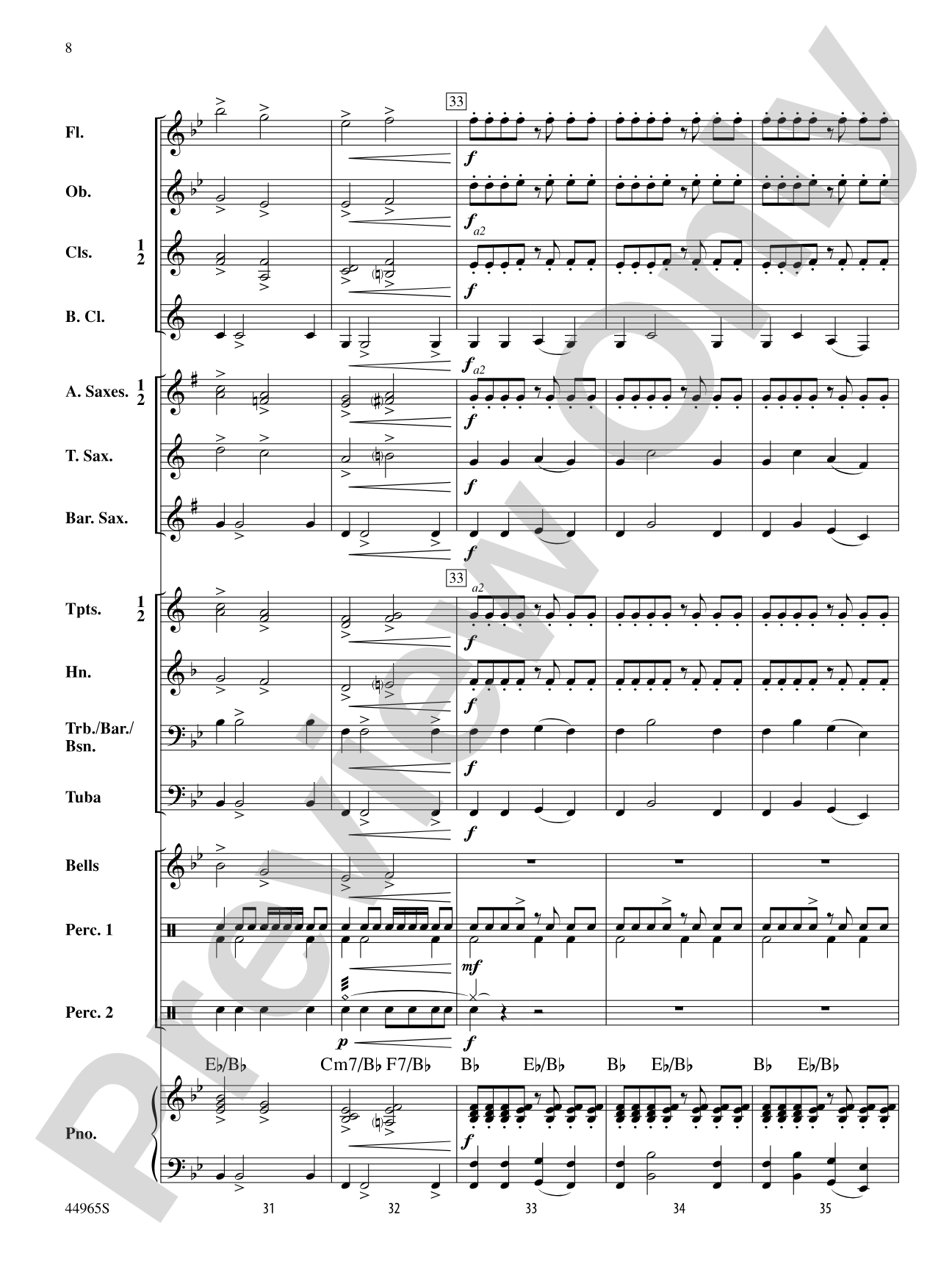 Windward Overture: Concert Band Conductor Score & Parts