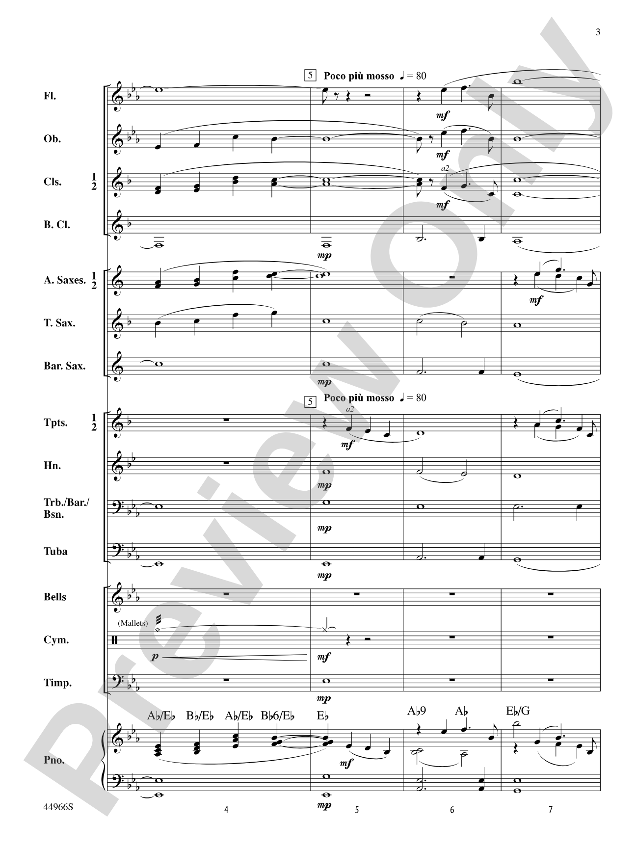 Sonatina: Concert Band Conductor Score & Parts