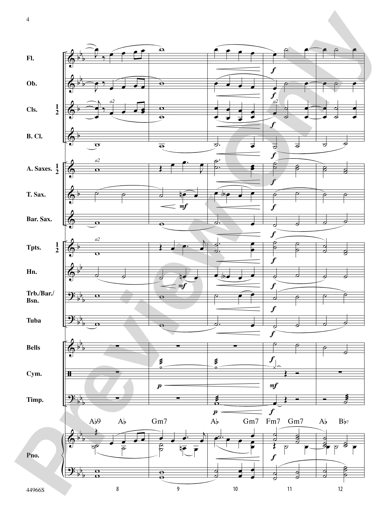 Sonatina: Concert Band Conductor Score & Parts