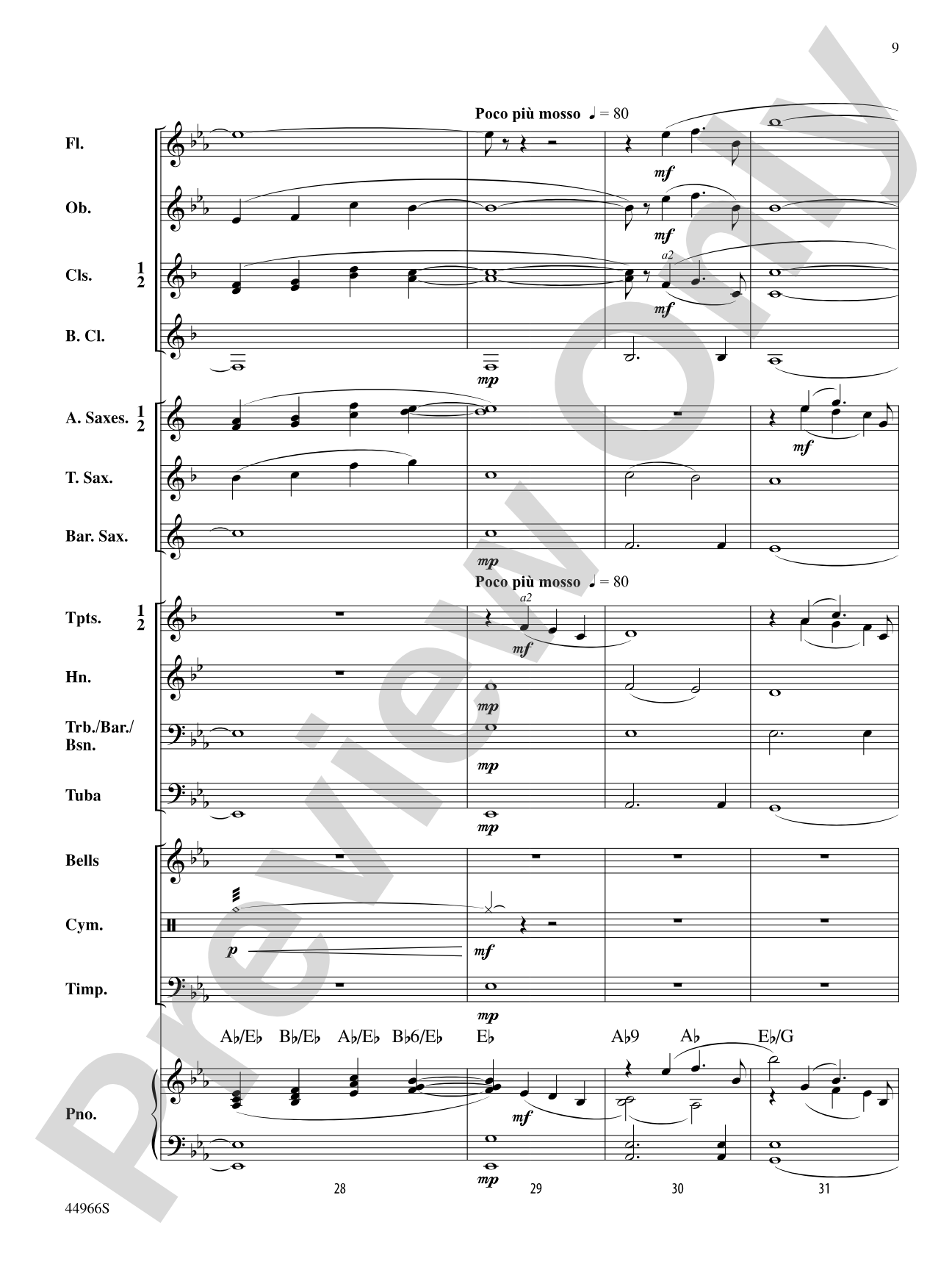 Sonatina: Concert Band Conductor Score & Parts
