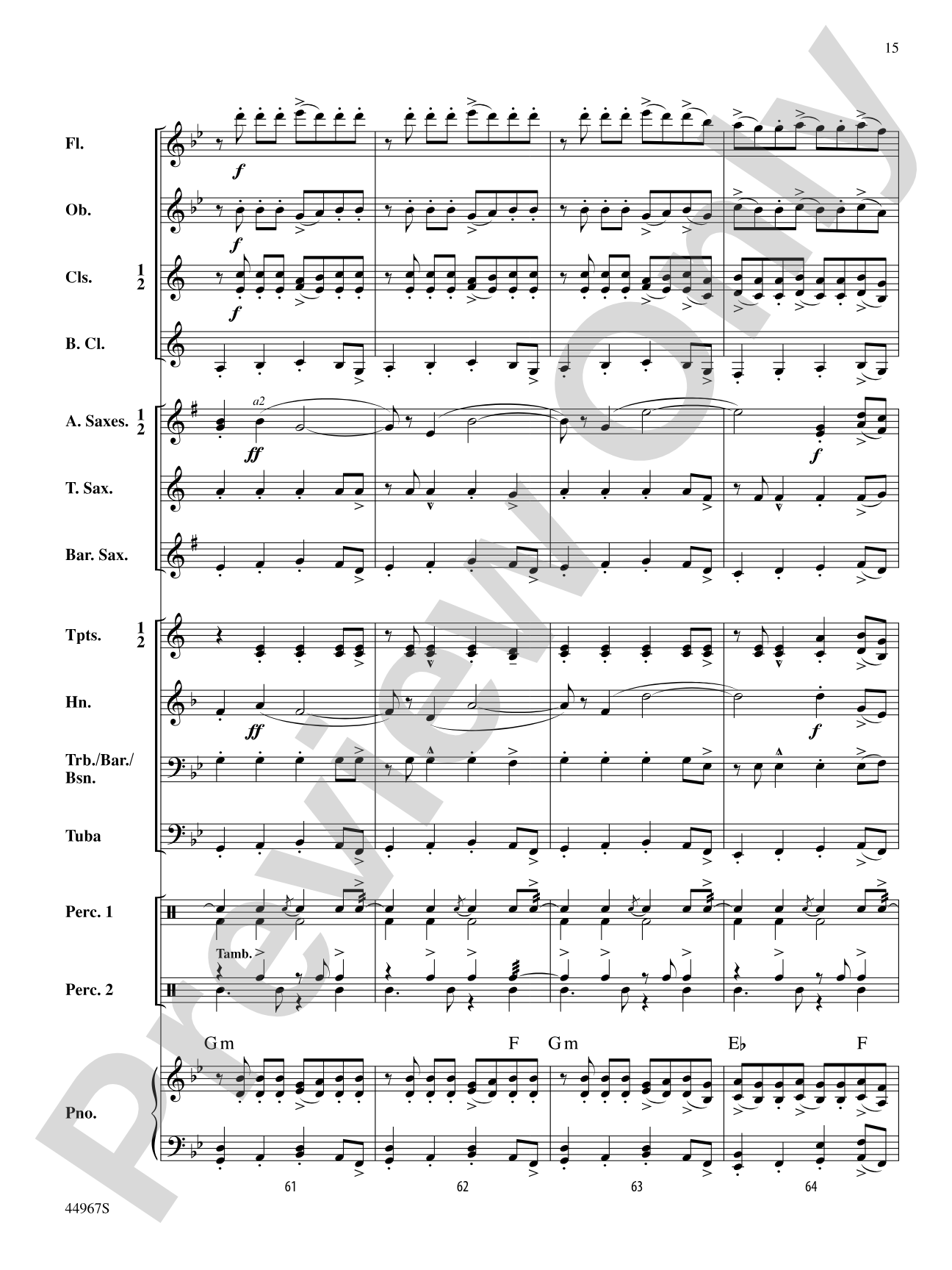 Tango Argentina: Concert Band Conductor Score & Parts
