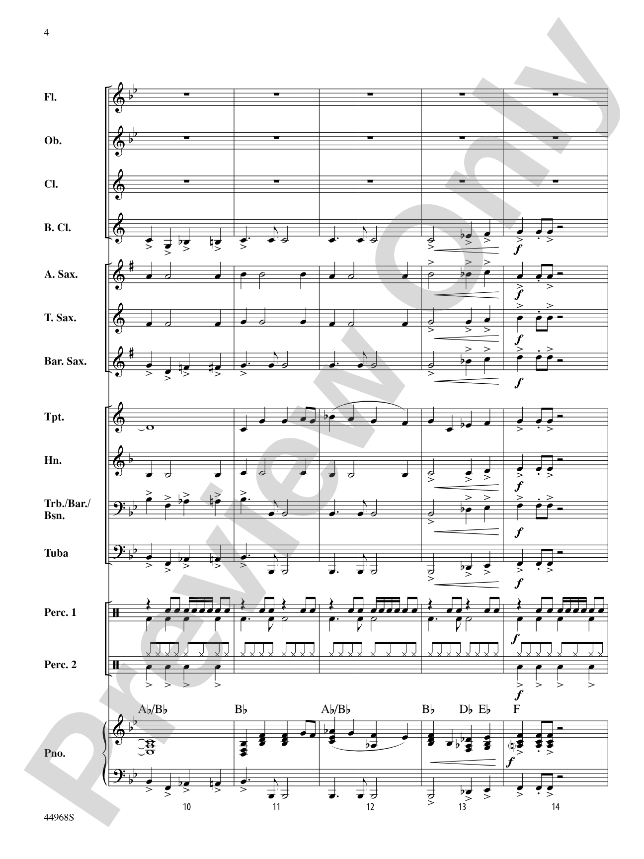 Moon Rocks: Concert Band Conductor Score & Parts