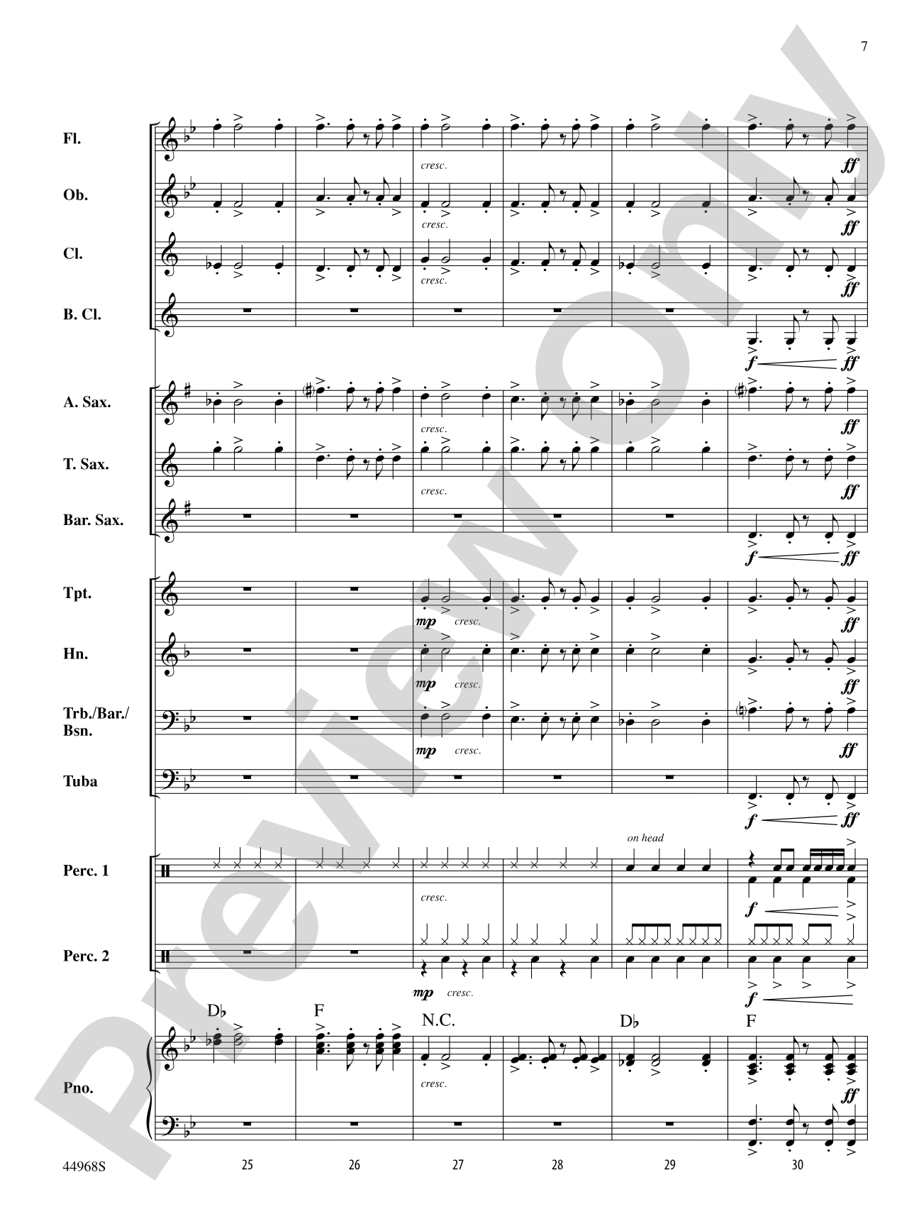 Moon Rocks: Concert Band Conductor Score & Parts