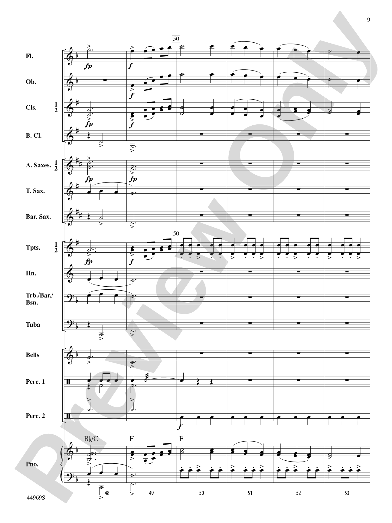 A Carol Français: Concert Band Conductor Score & Parts