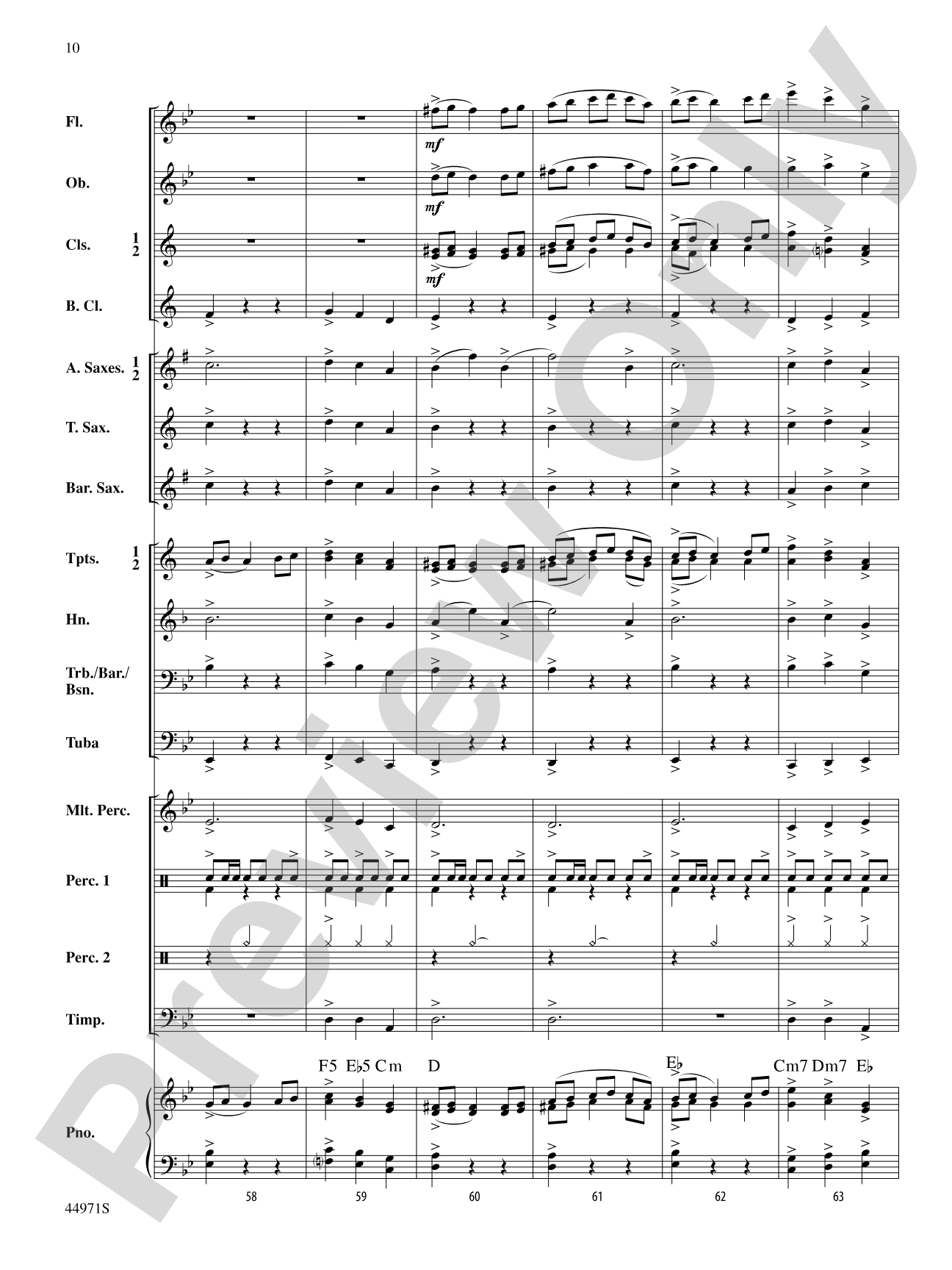 El Toro: Concert Band Conductor Score & Parts