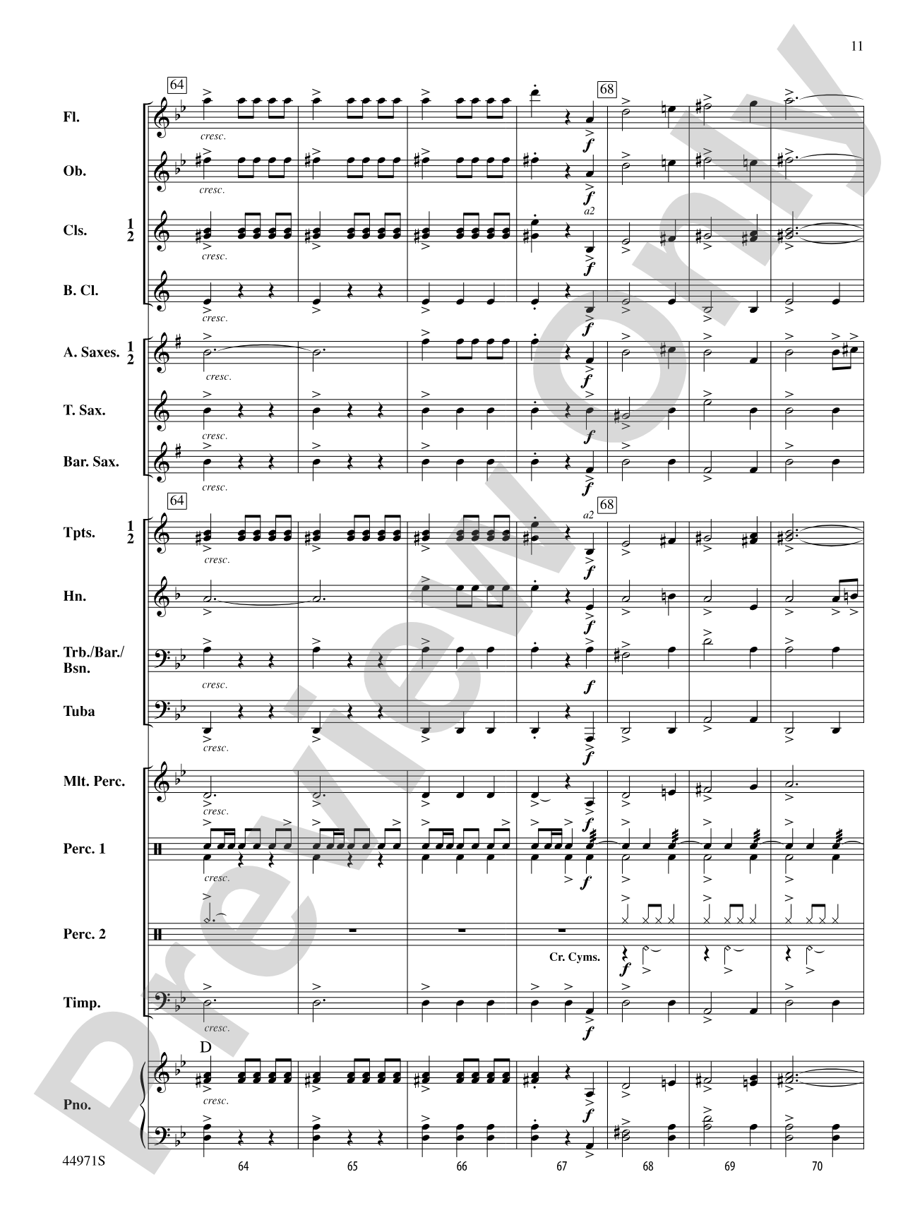 El Toro: Concert Band Conductor Score & Parts