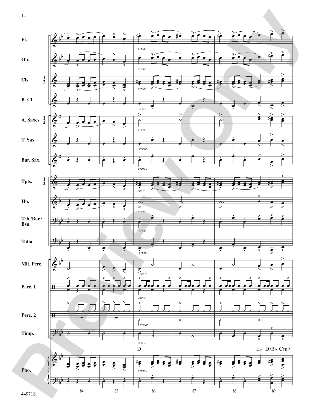 El Toro: Concert Band Conductor Score & Parts