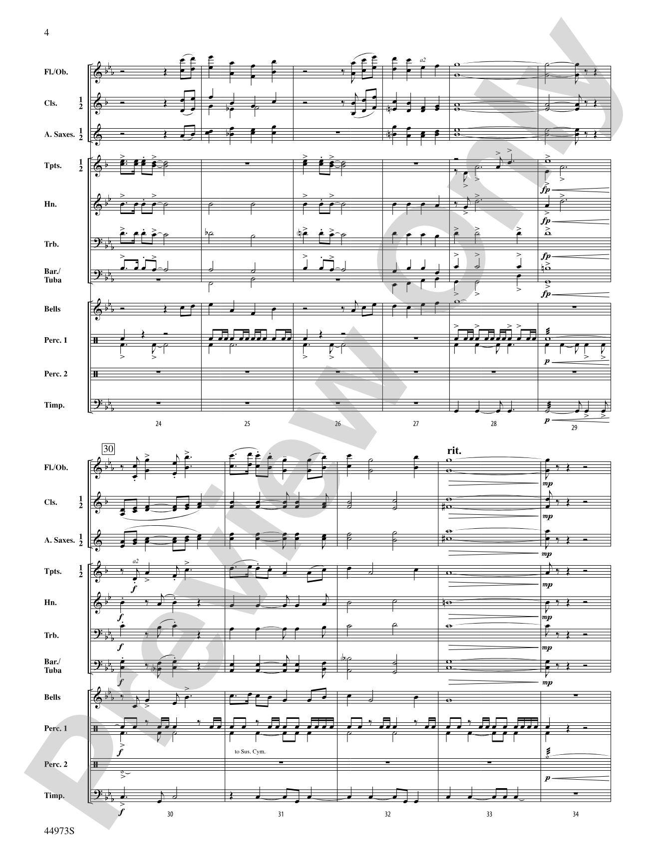 Wings of Apollo: Concert Band Conductor Score & Parts