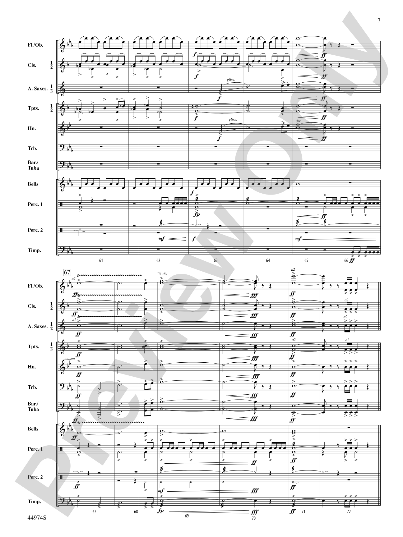 Capturing the Blue Riband: Concert Band Conductor Score & Parts