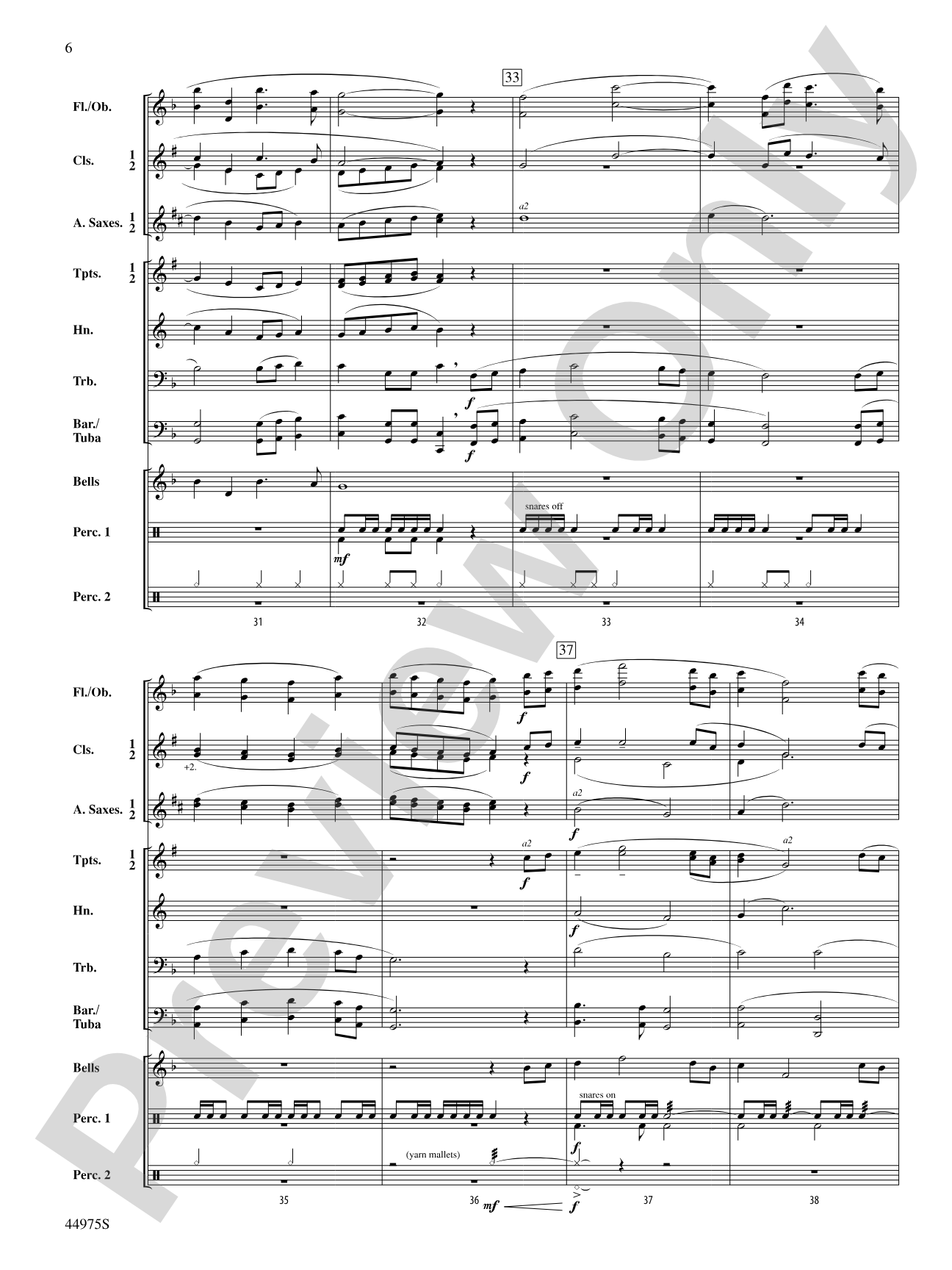 Noble Portrait: Concert Band Conductor Score & Parts