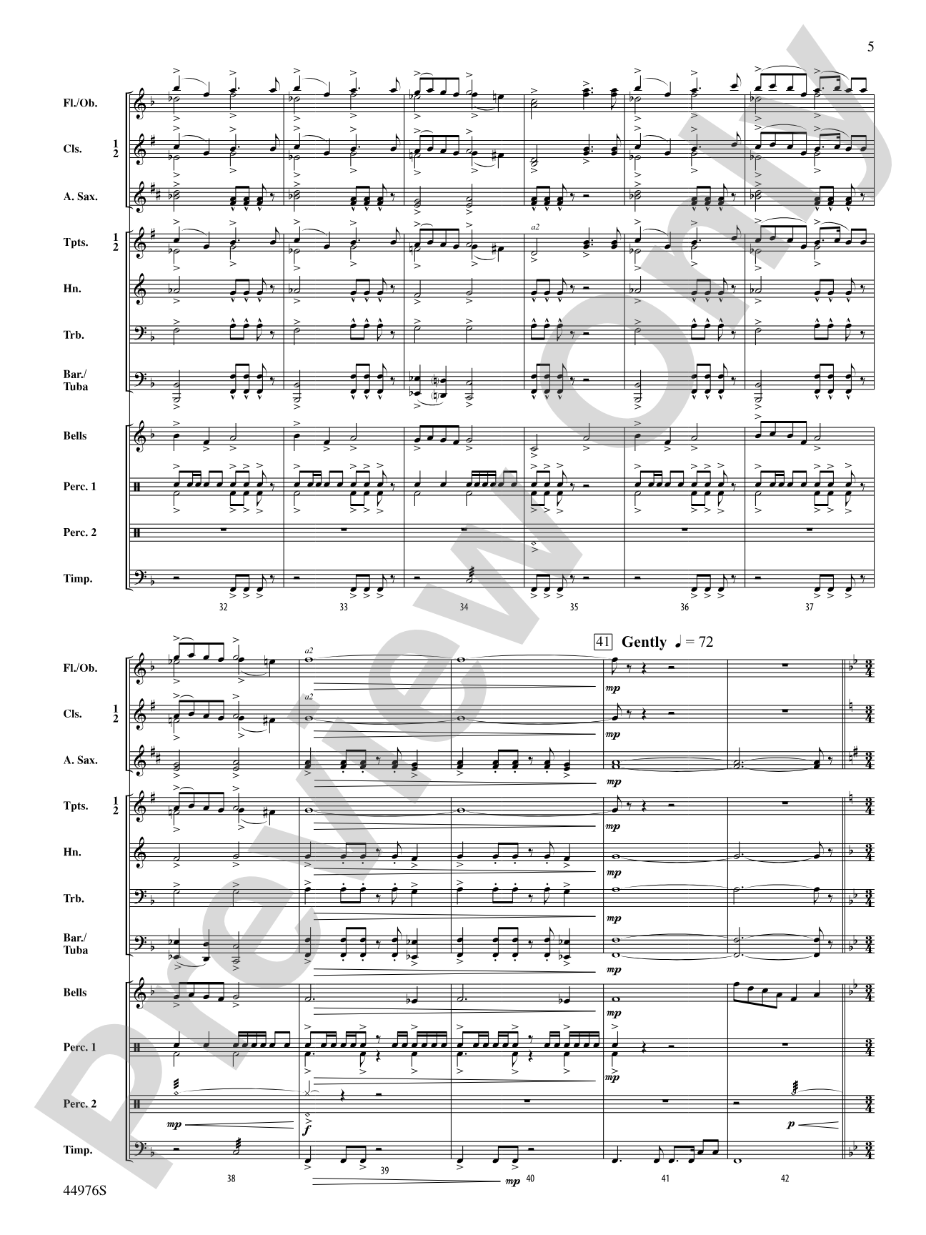 Helios Rising: Concert Band Conductor Score & Parts